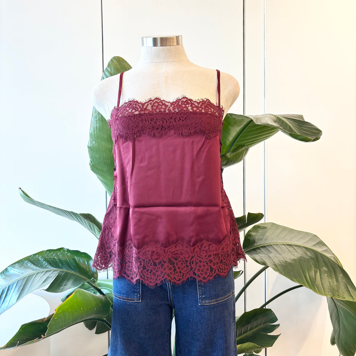 Clarie Top (Burgundy)