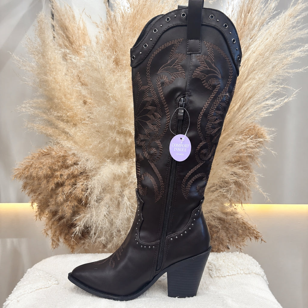 Valentina Boots (Brown)