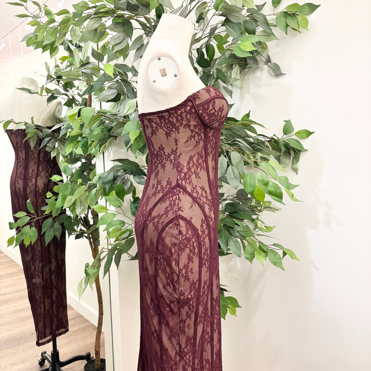 Kimmy Dress (Eggplant)