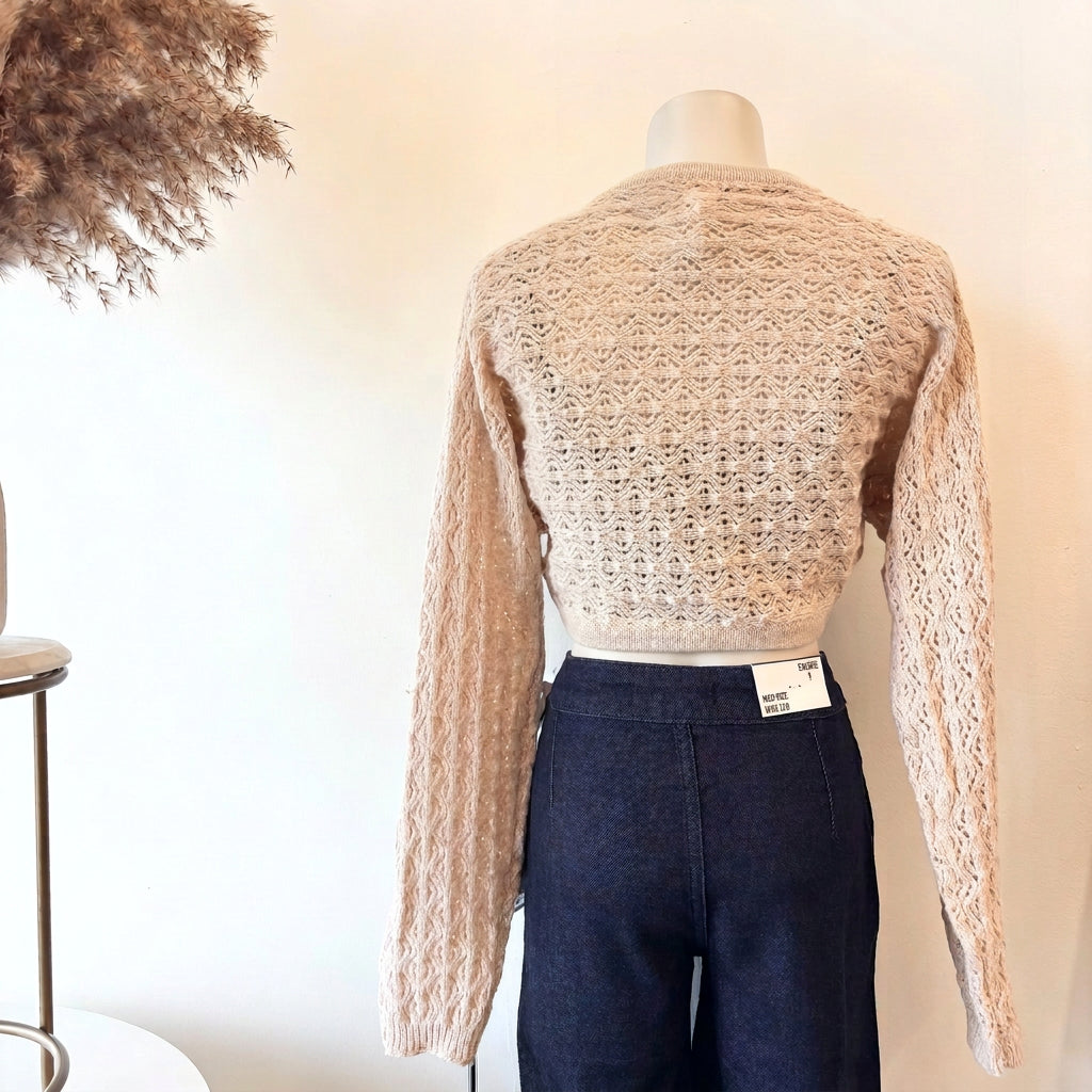 Kelli Cardigan (Beige)