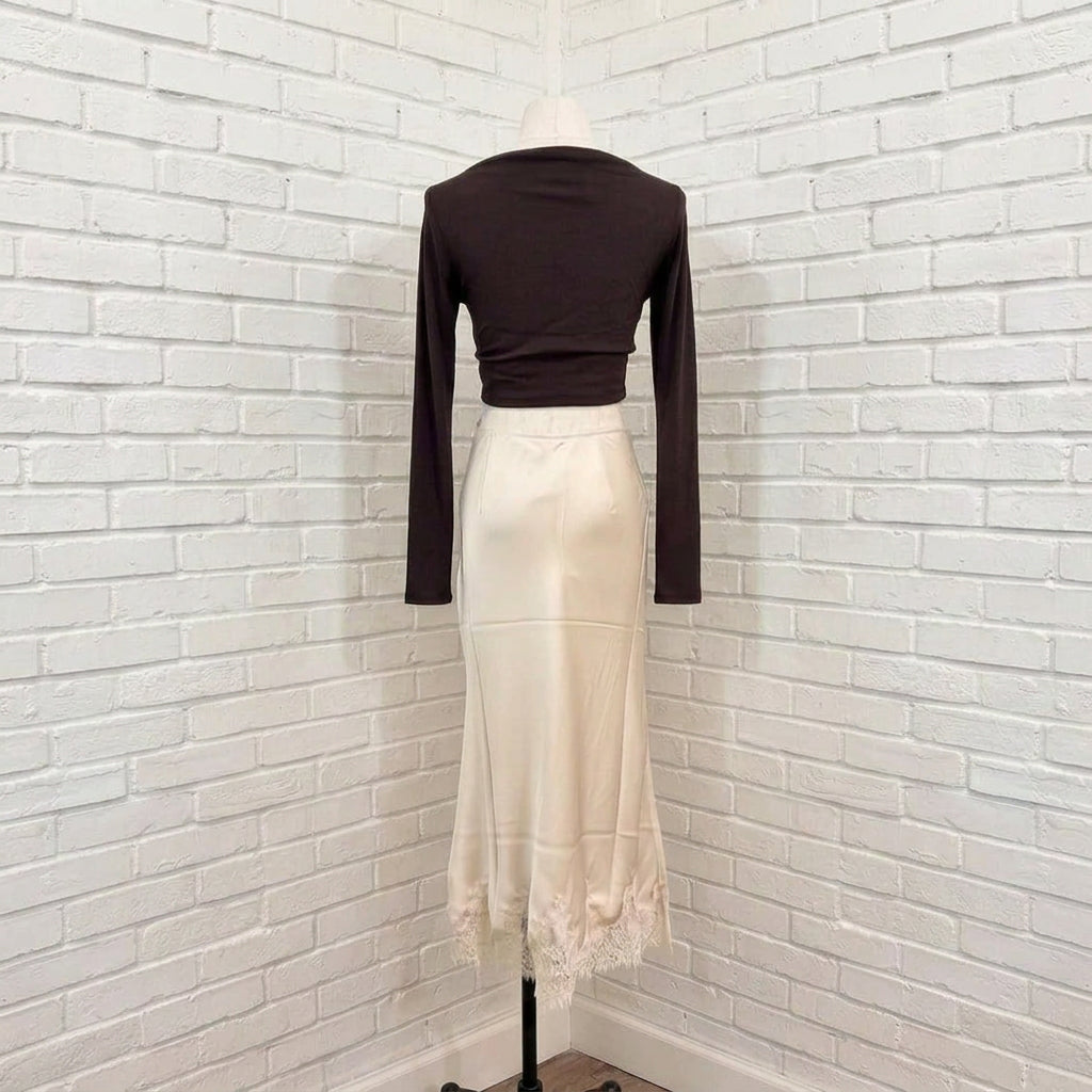 Cece Skirt (L Khaki)
