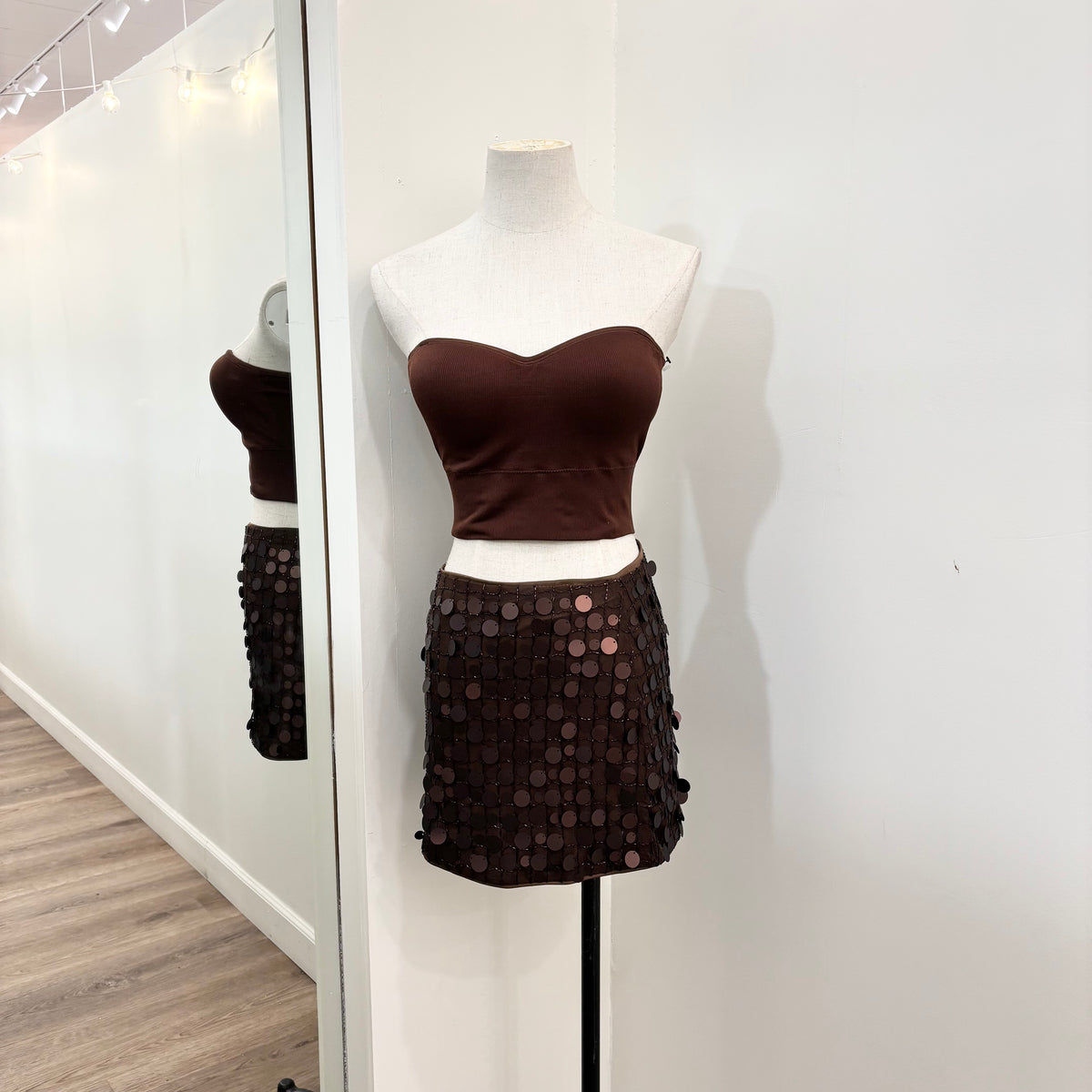 Lila Skirt (Chocolate)