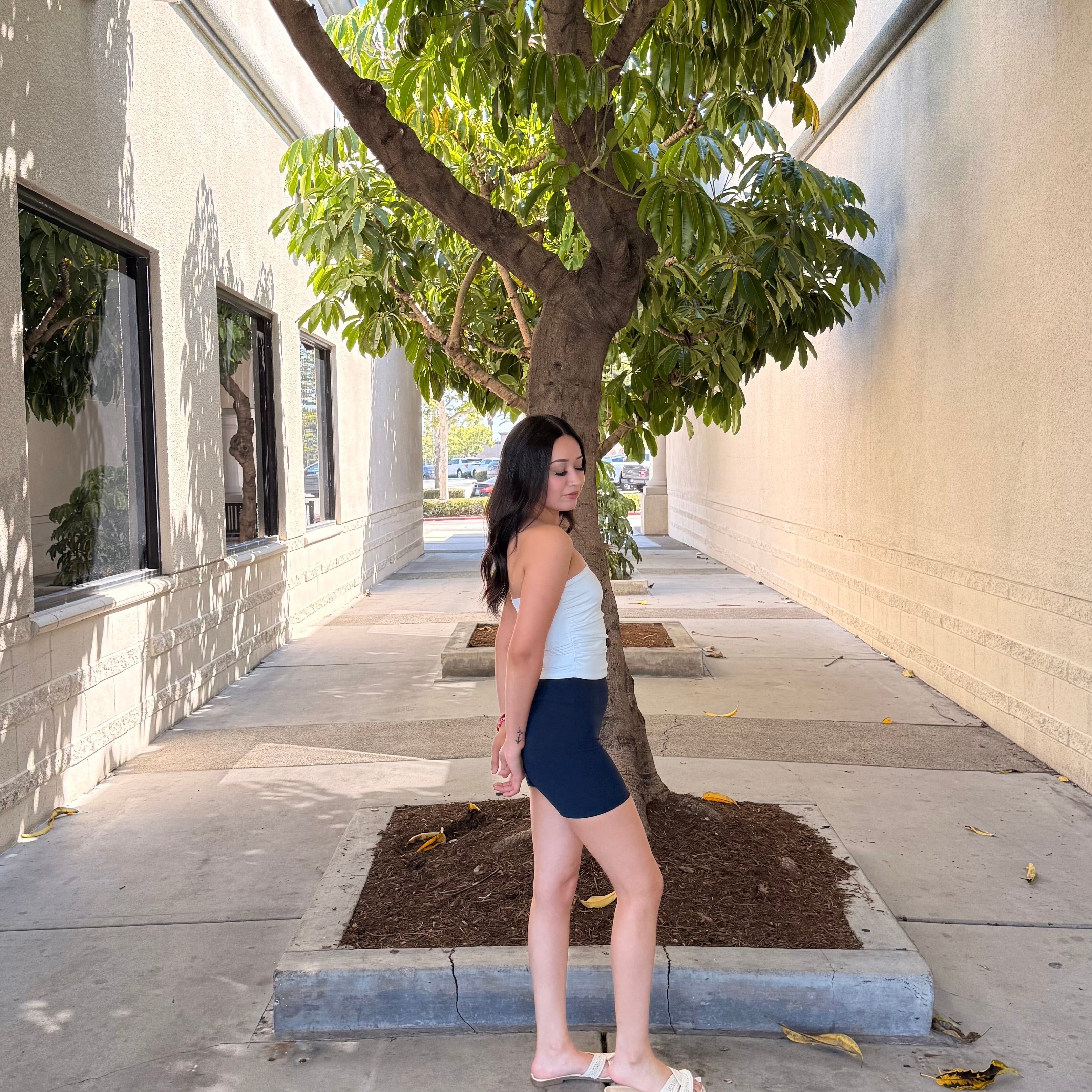 Amelie Biker Shorts (Navy)