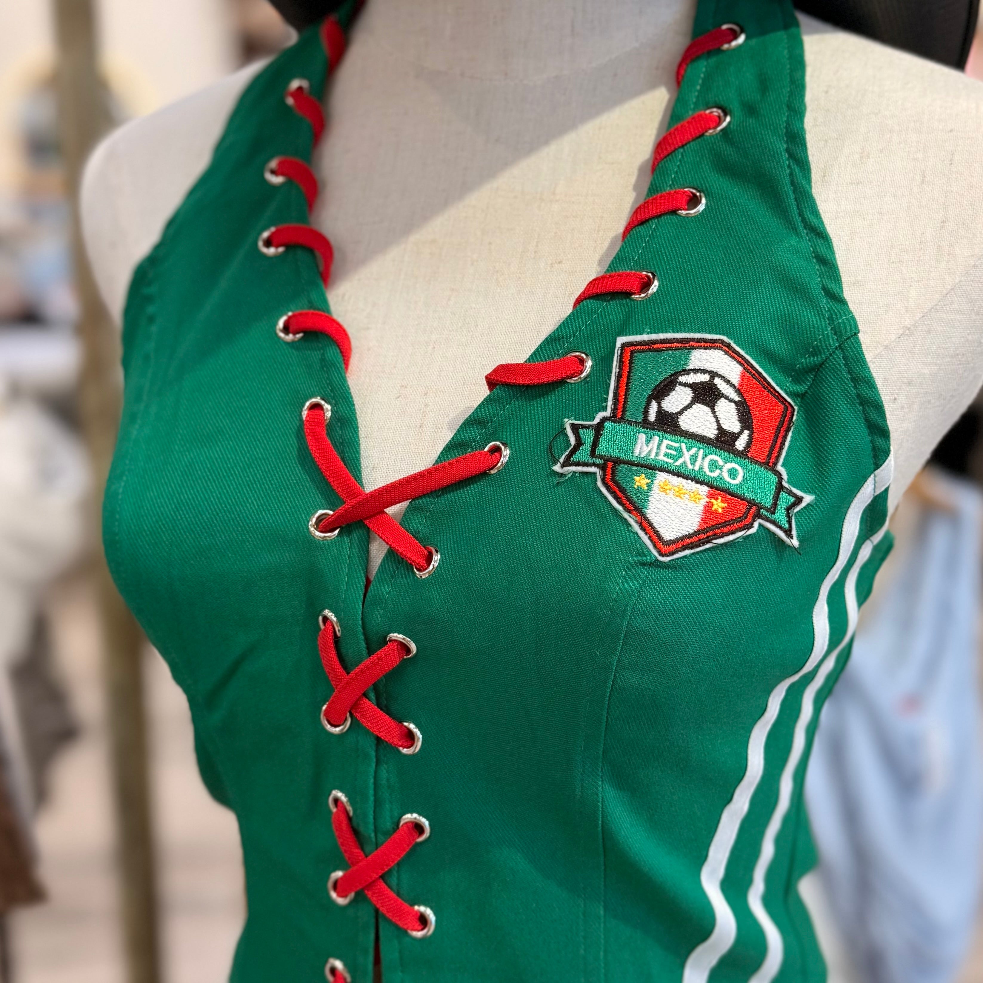 Mexico Halter Top (Green)