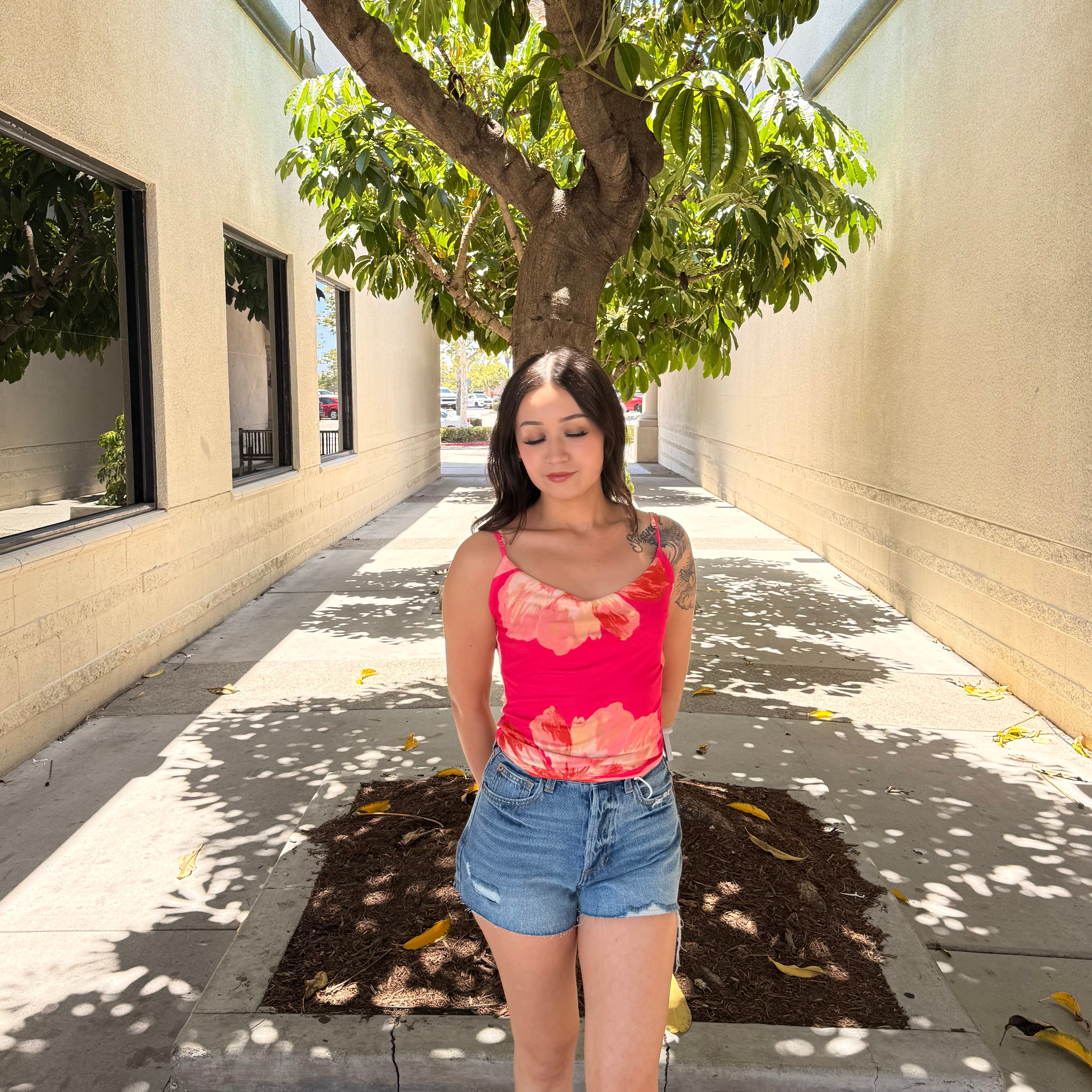 Dove Floral Top (Pink)