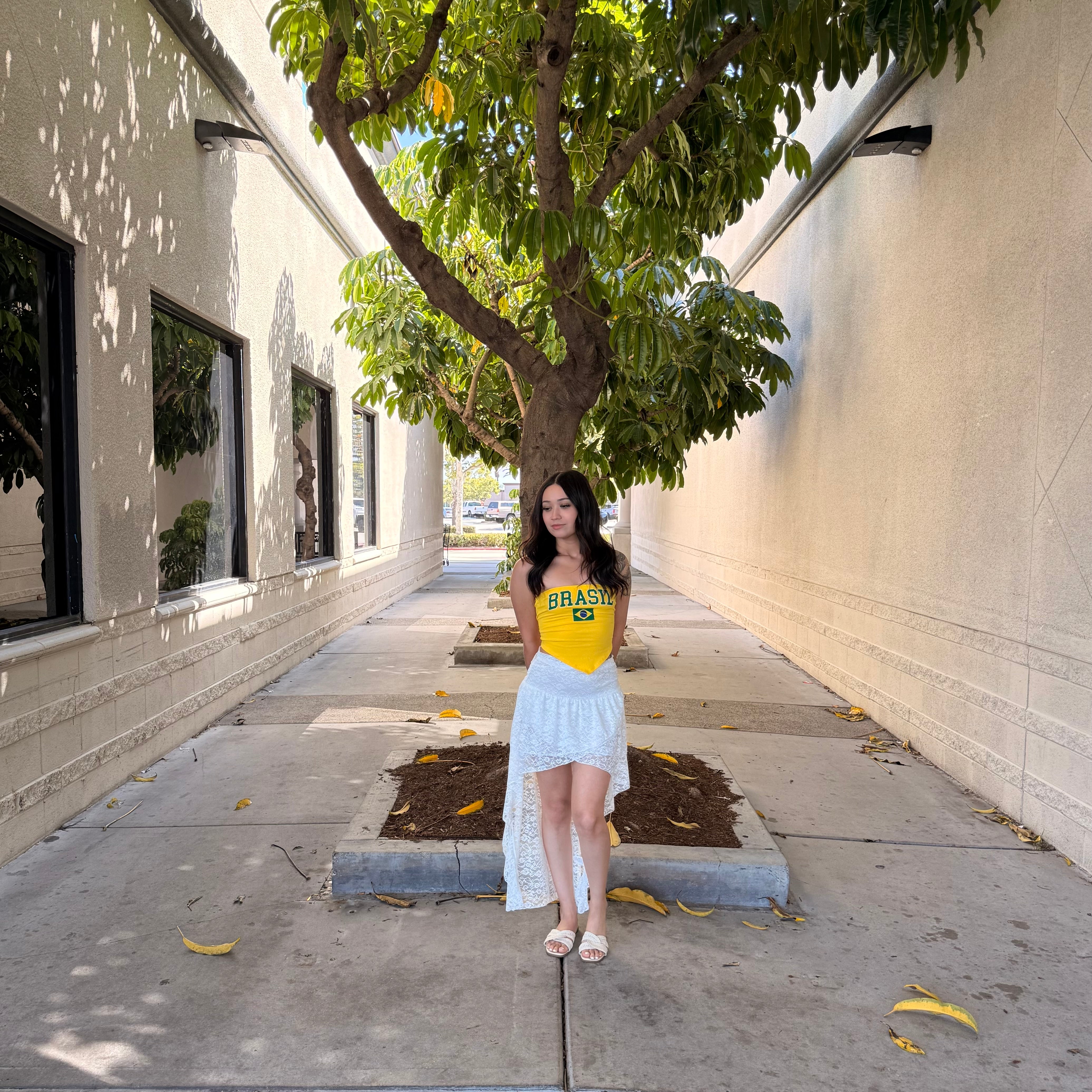Chantilly Skirt (White)
