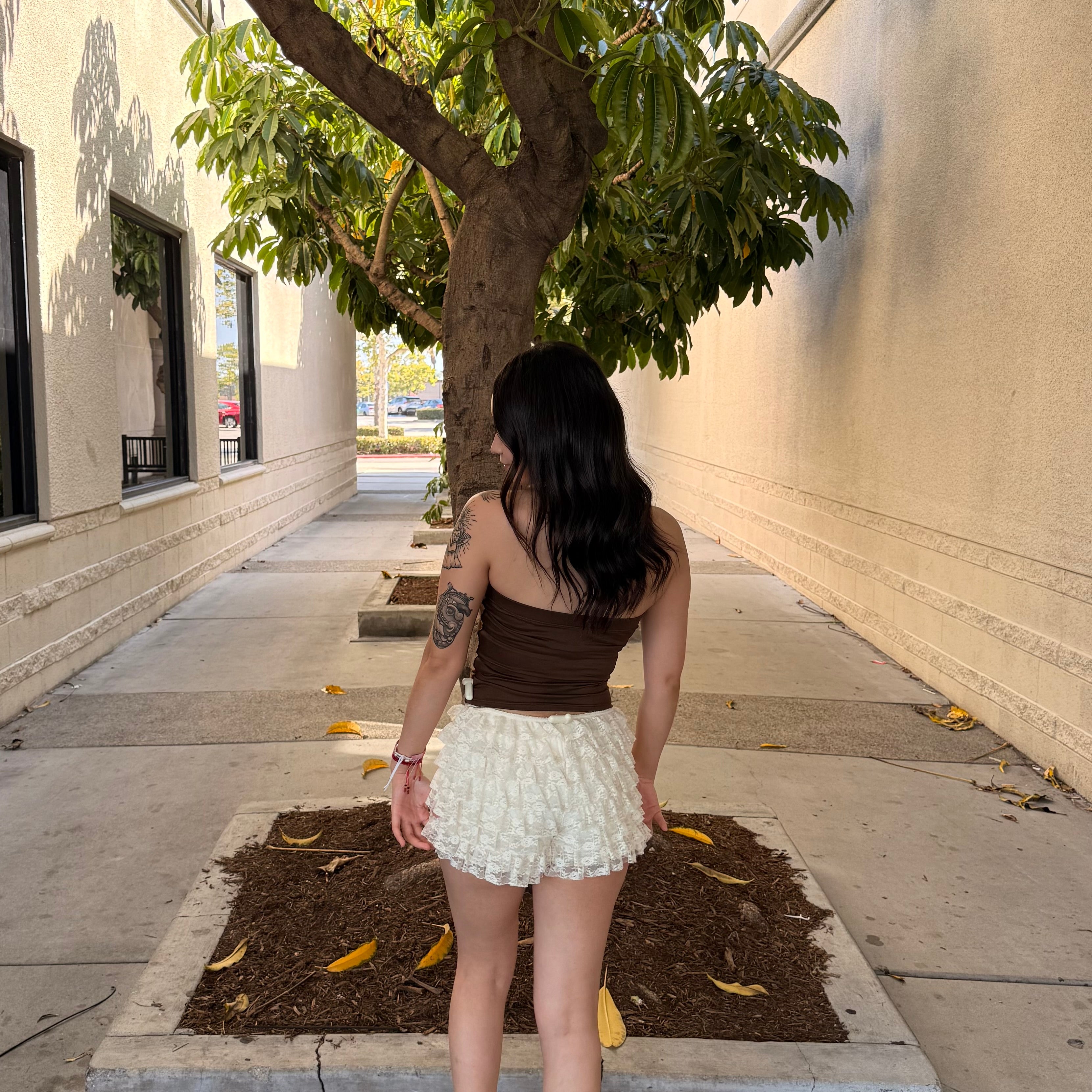 American Cowboy Tube Top Shirt (D Brown)
