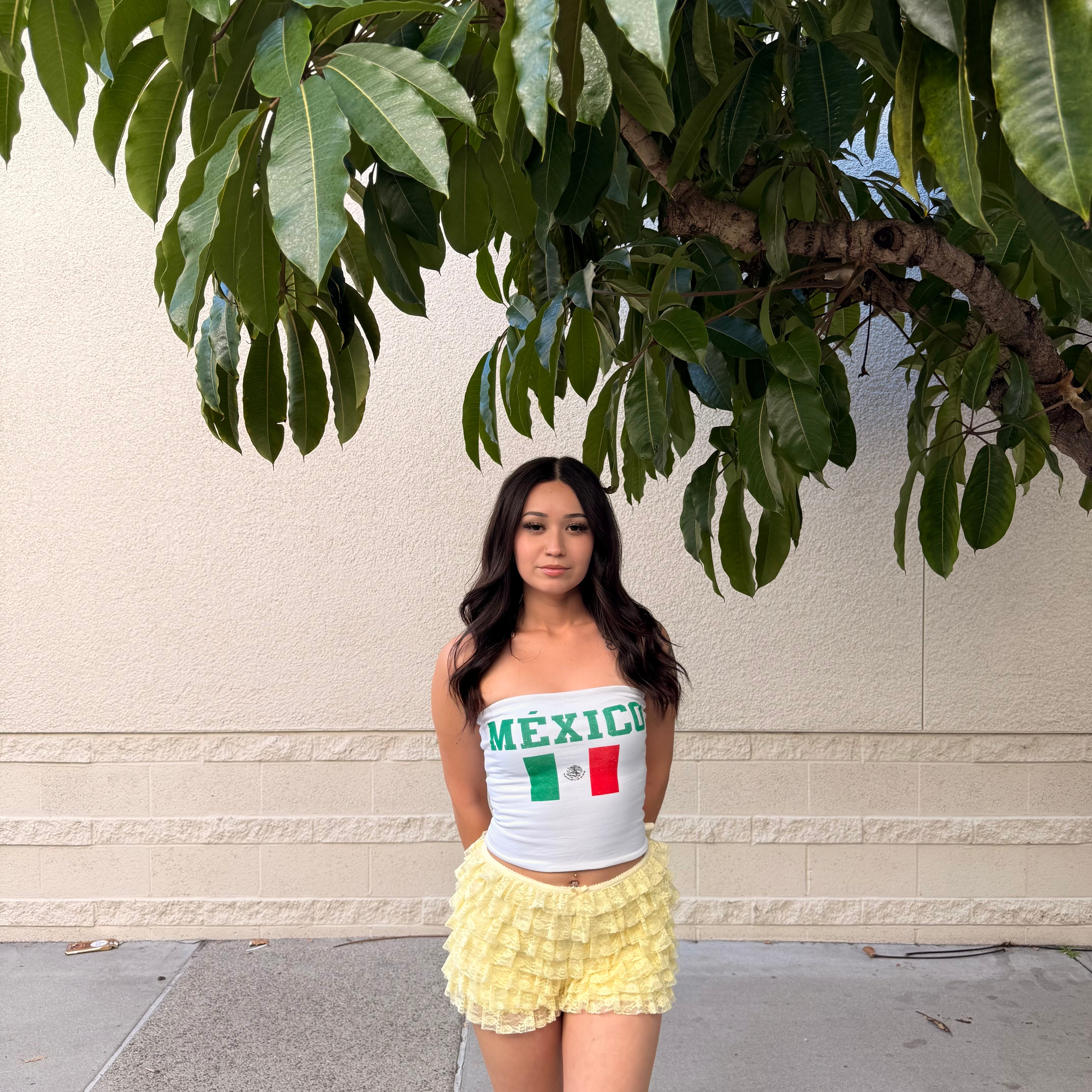 Mexico Tube Top (White)