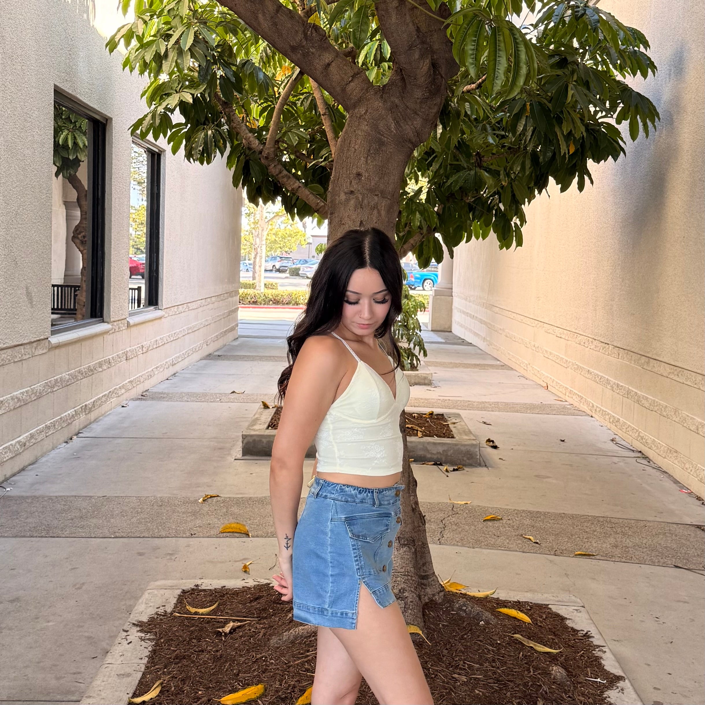 Sumer Braw Tank Top (Yellow)