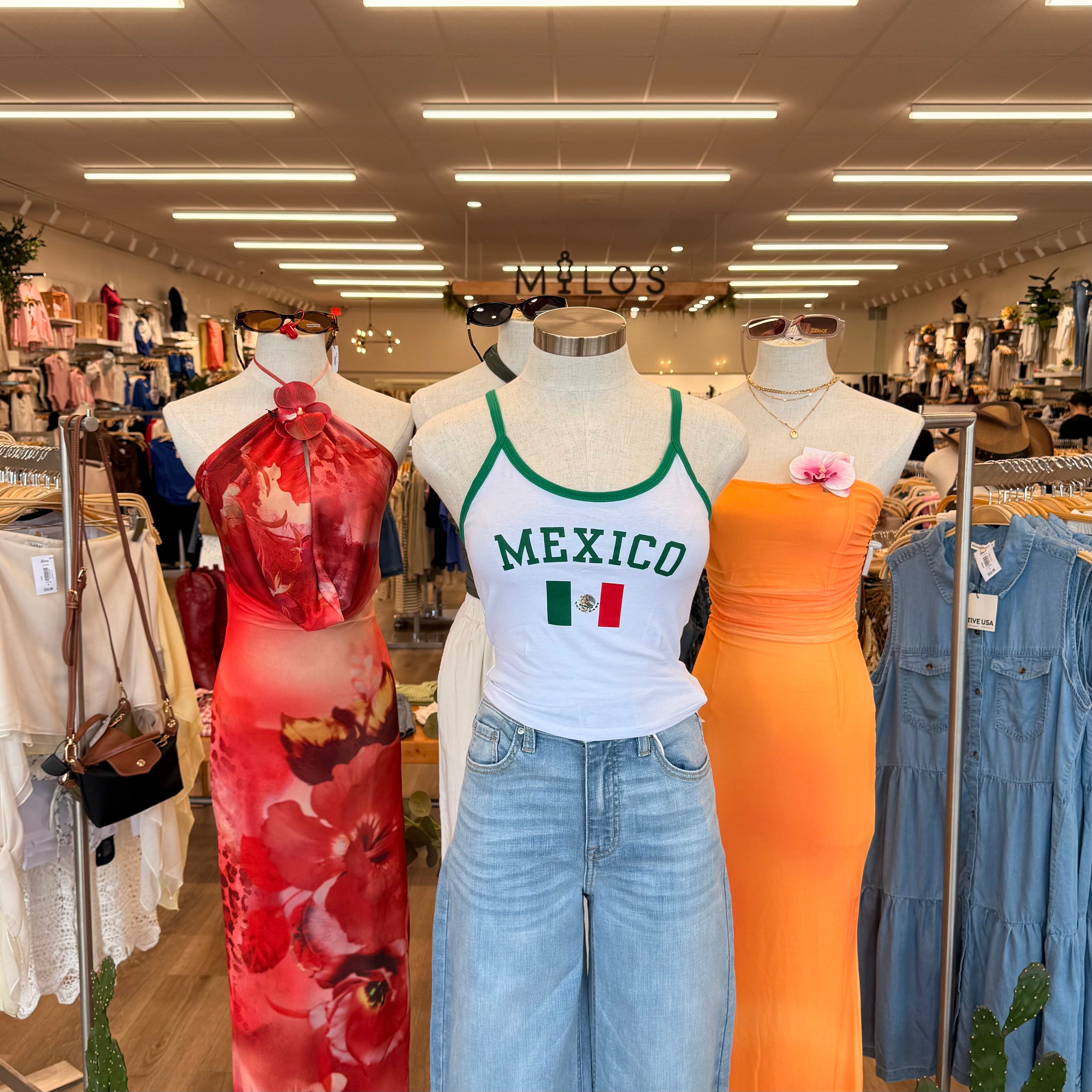 Mexico Tank Top (White)