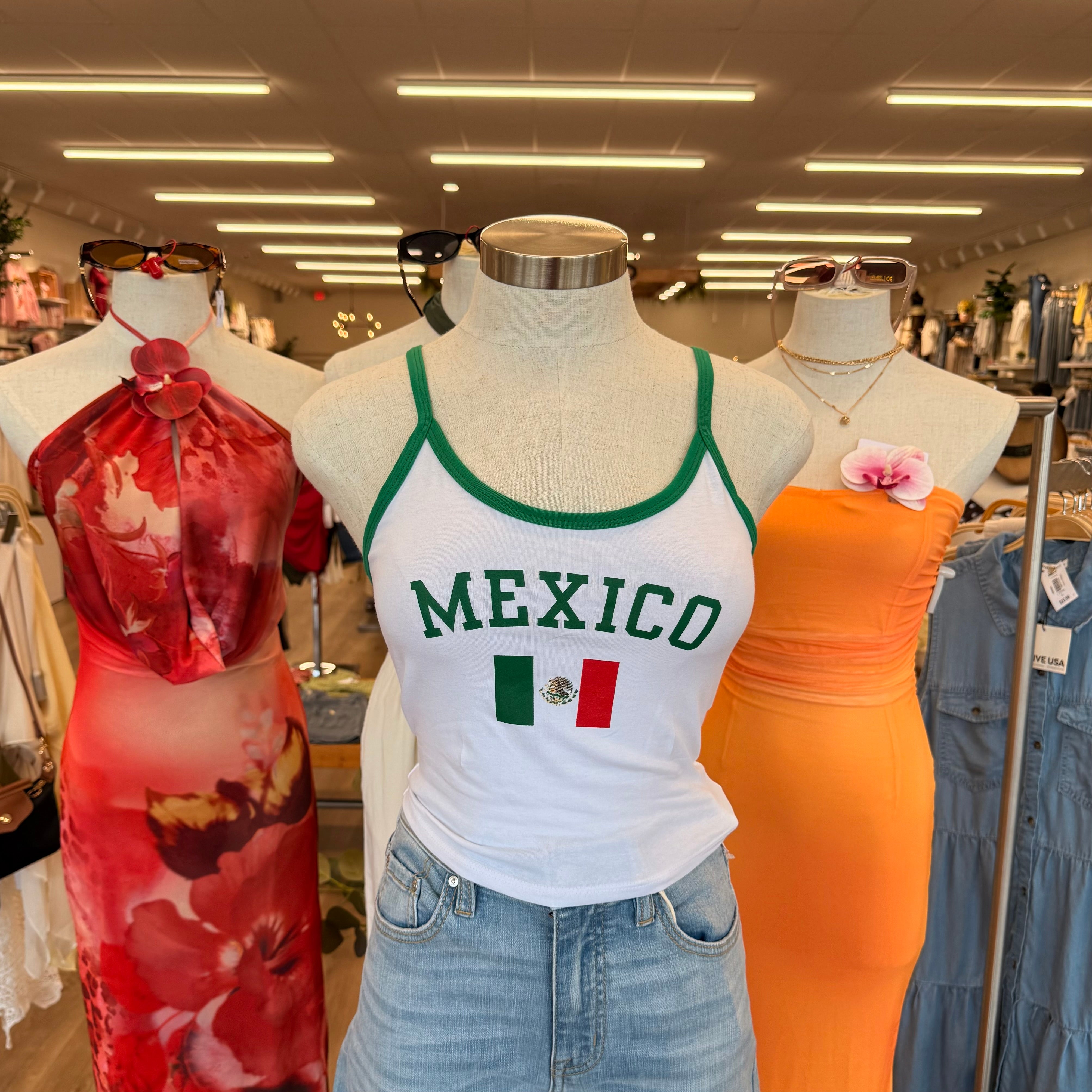 Mexico Tank Top (White)