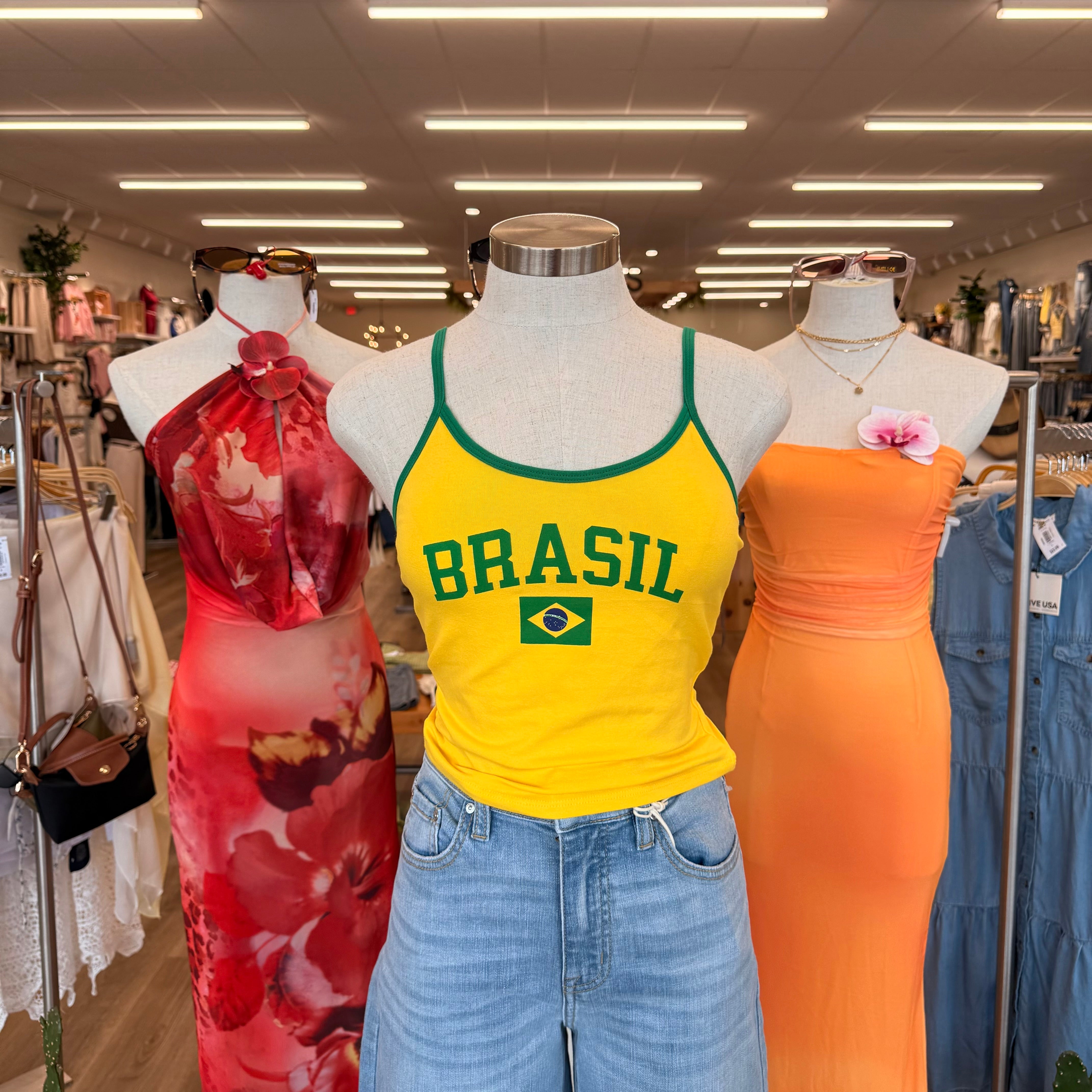 Brasil Tank Top (Yellow)