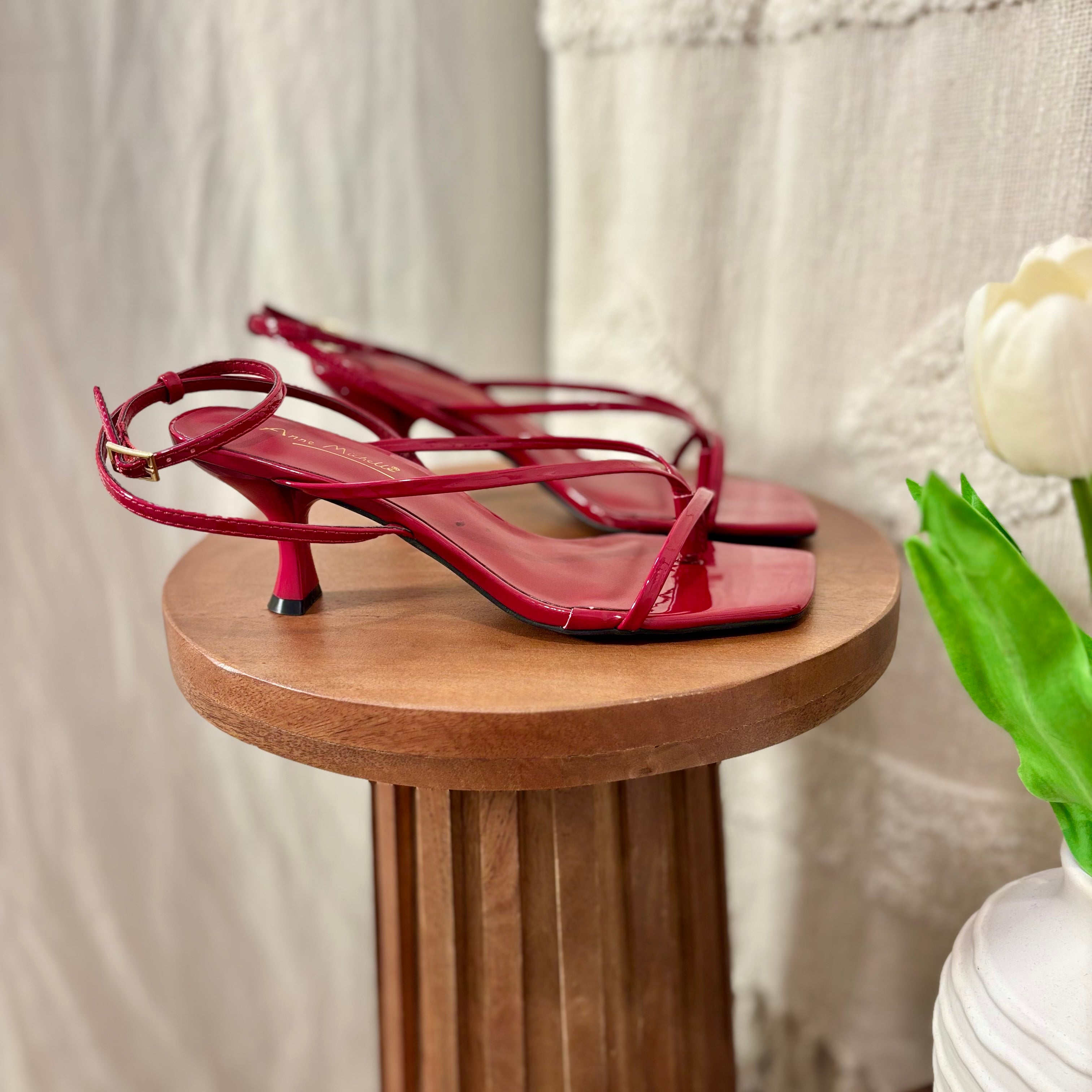 Cassandra Heels (Cherry)
