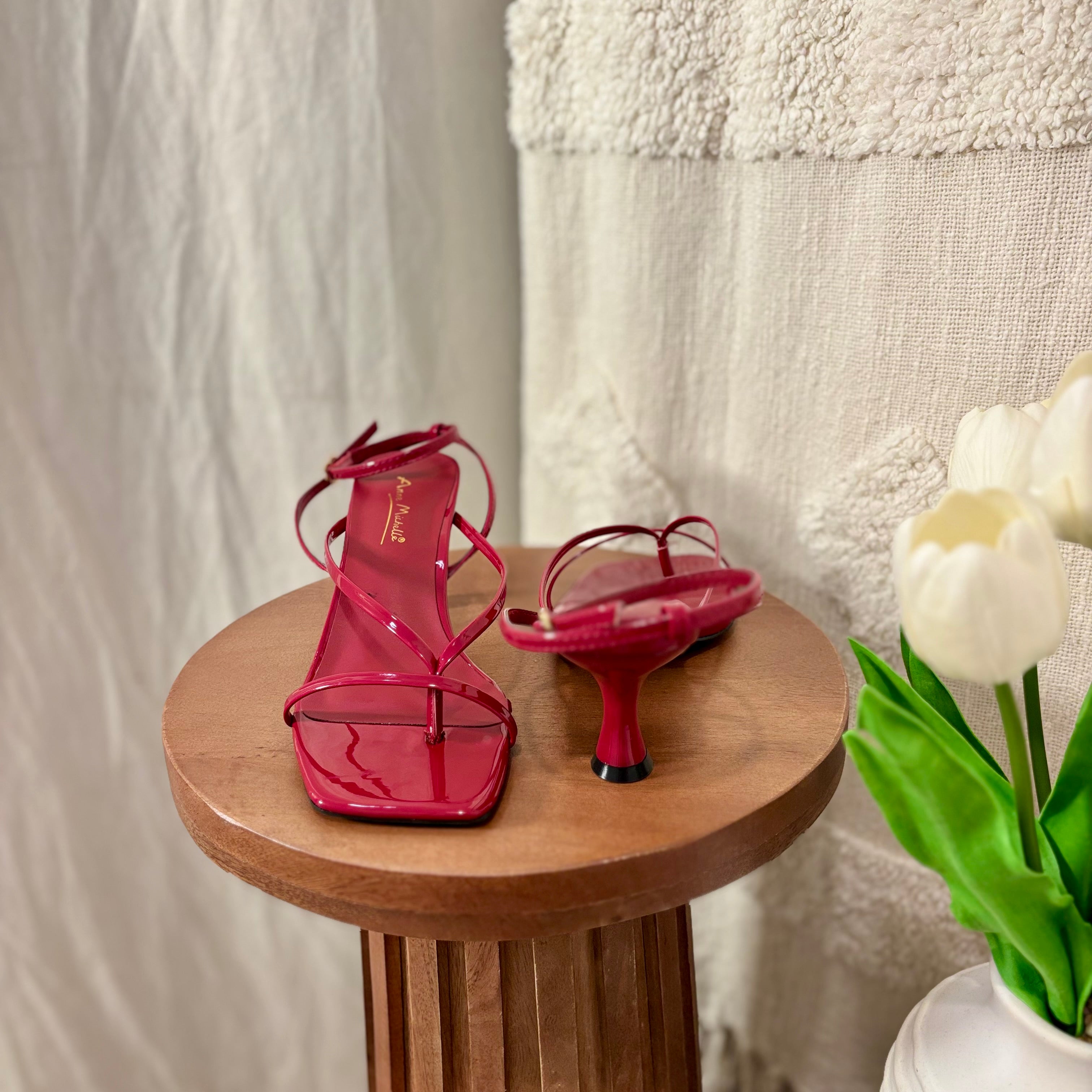 Cassandra Heels (Cherry)