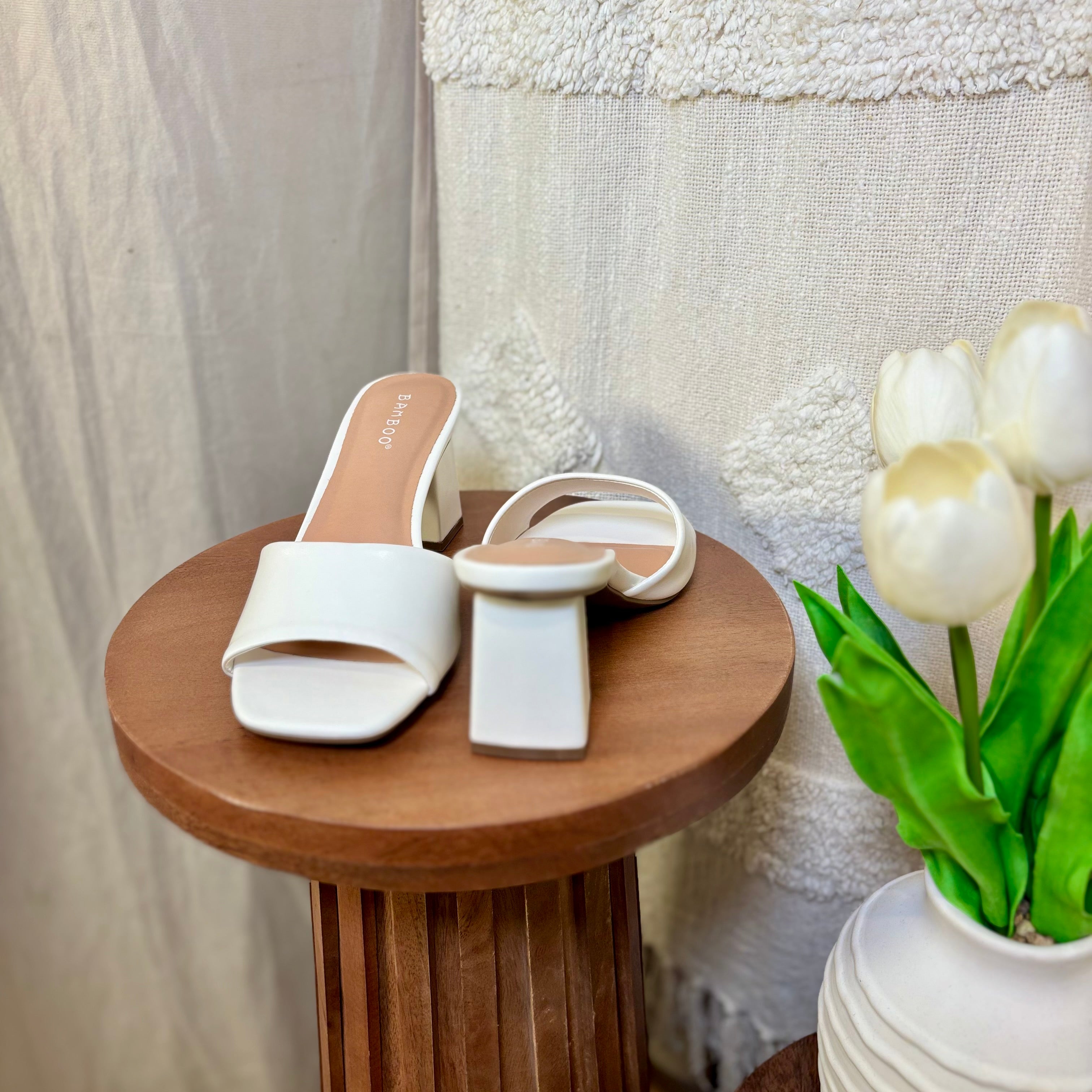 Rebecca Heels (White)