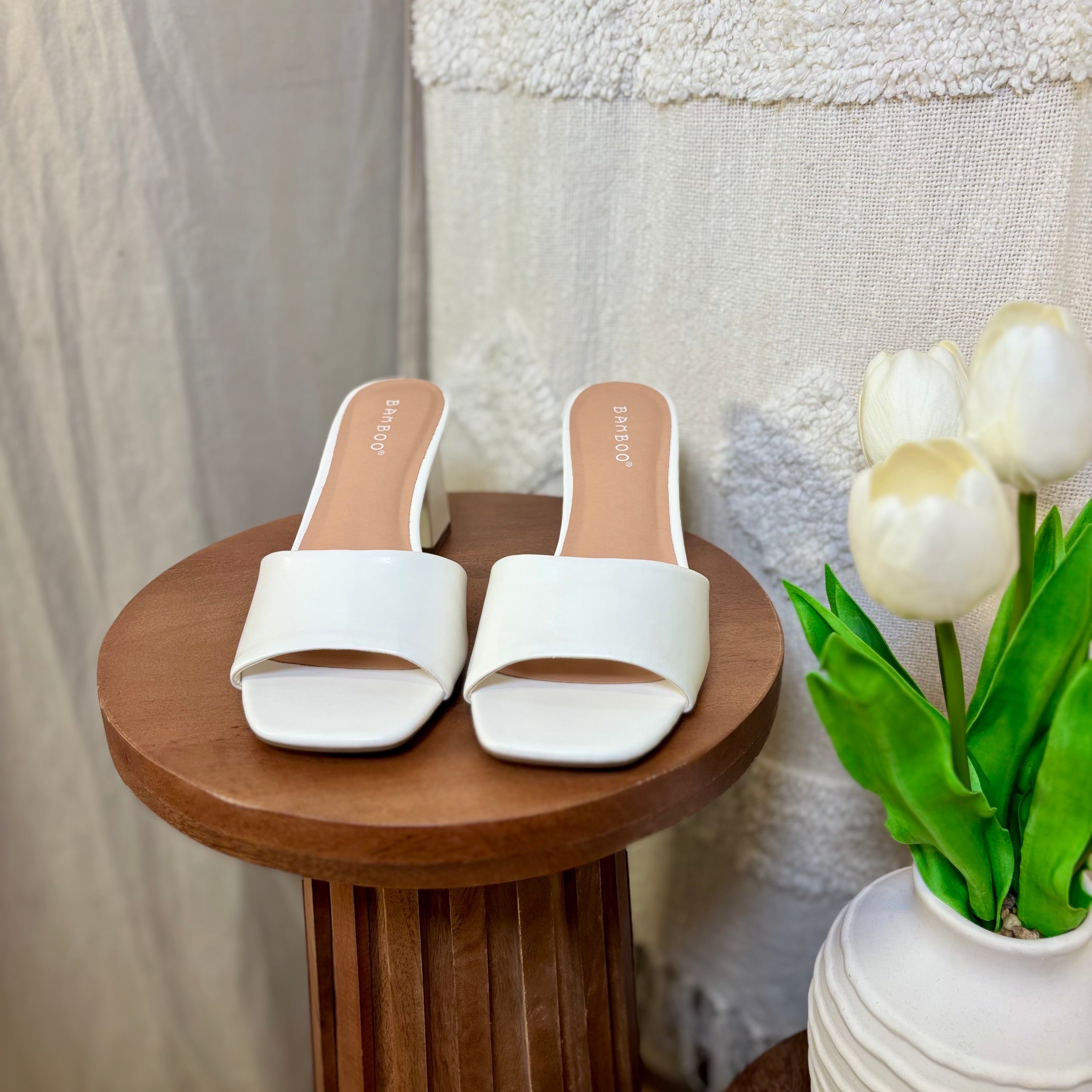 Rebecca Heels (White)