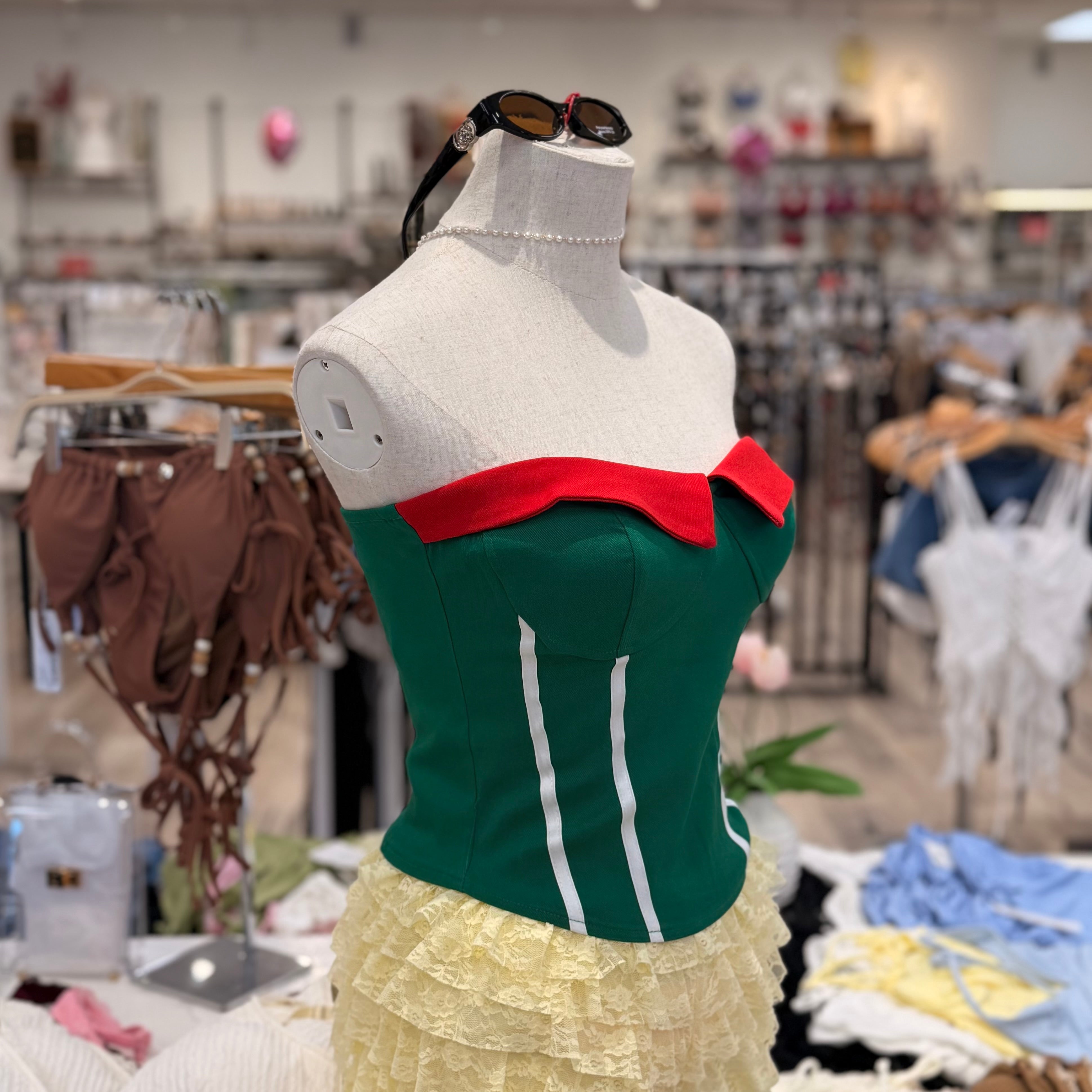Mexico Tube Top (Green)
