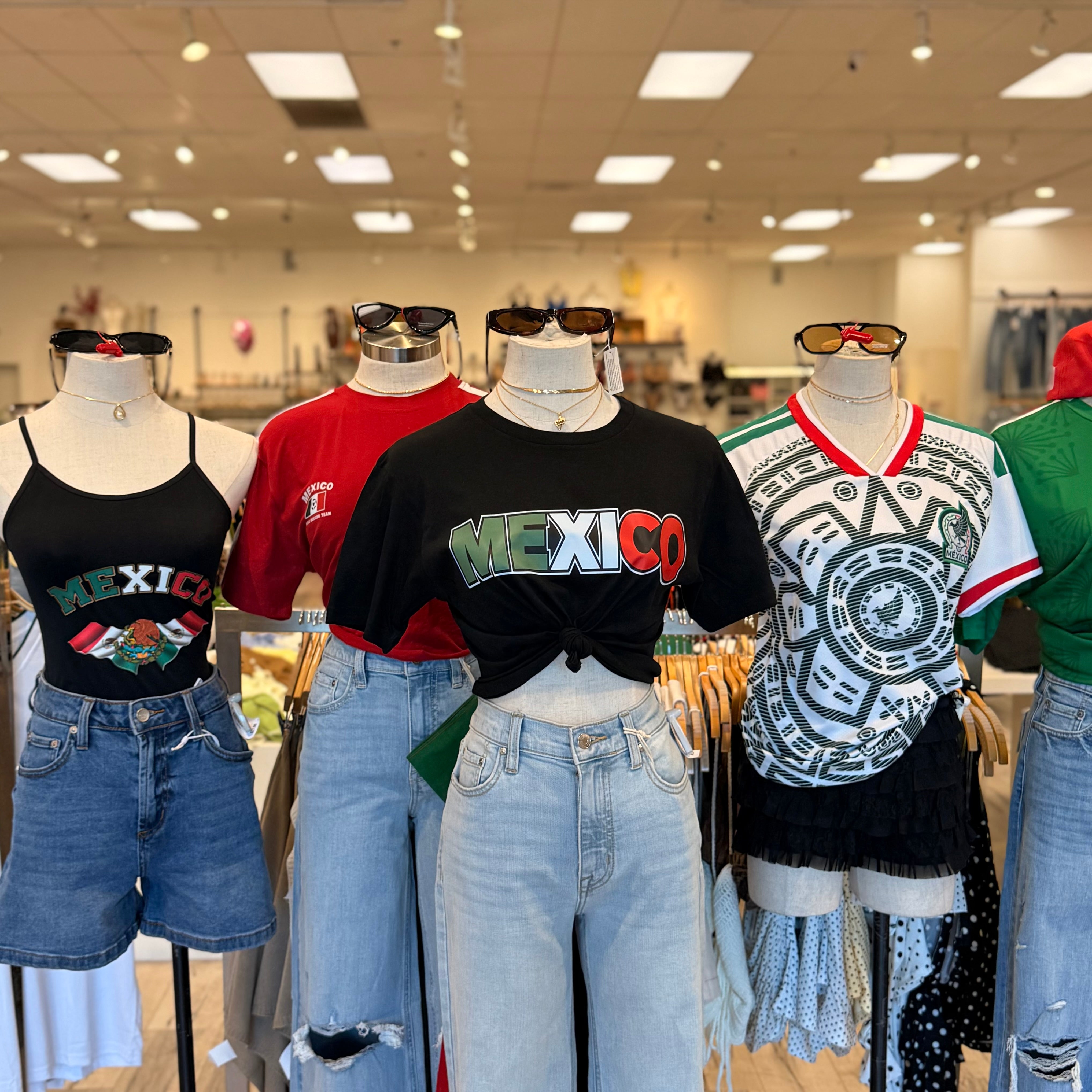 Mexico Crop Top (Black)