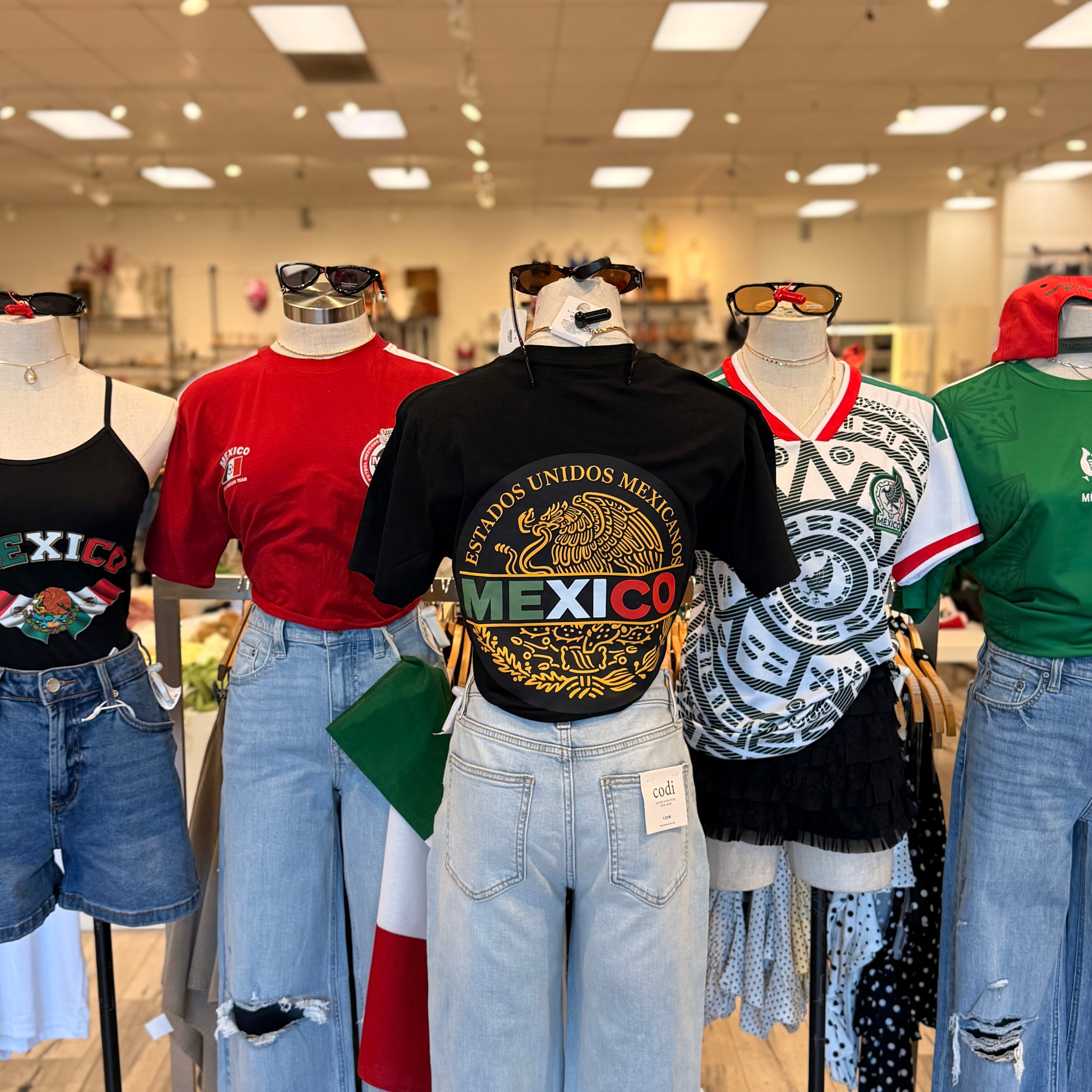 Mexico Crop Top (Black)