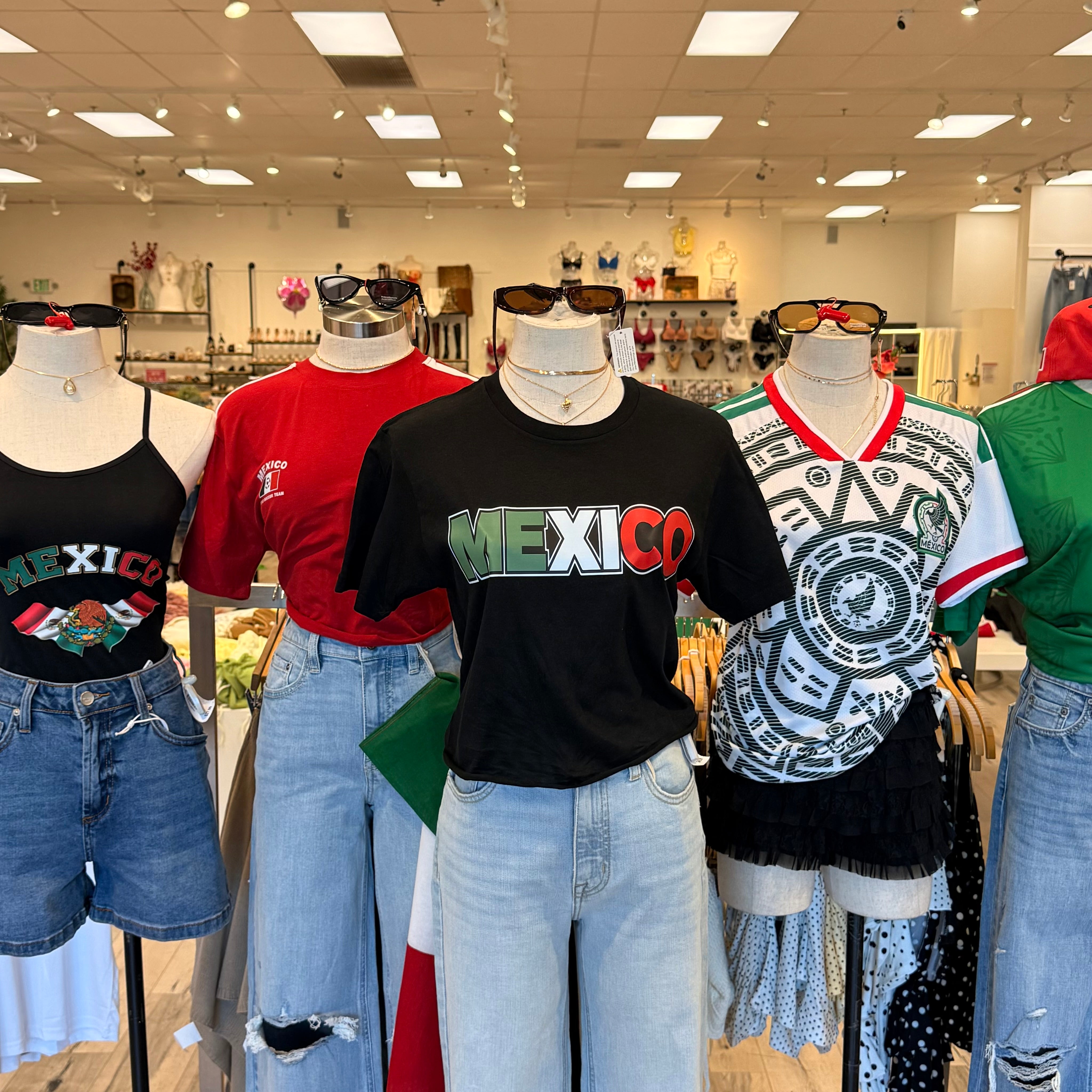 Mexico Crop Top (Black)