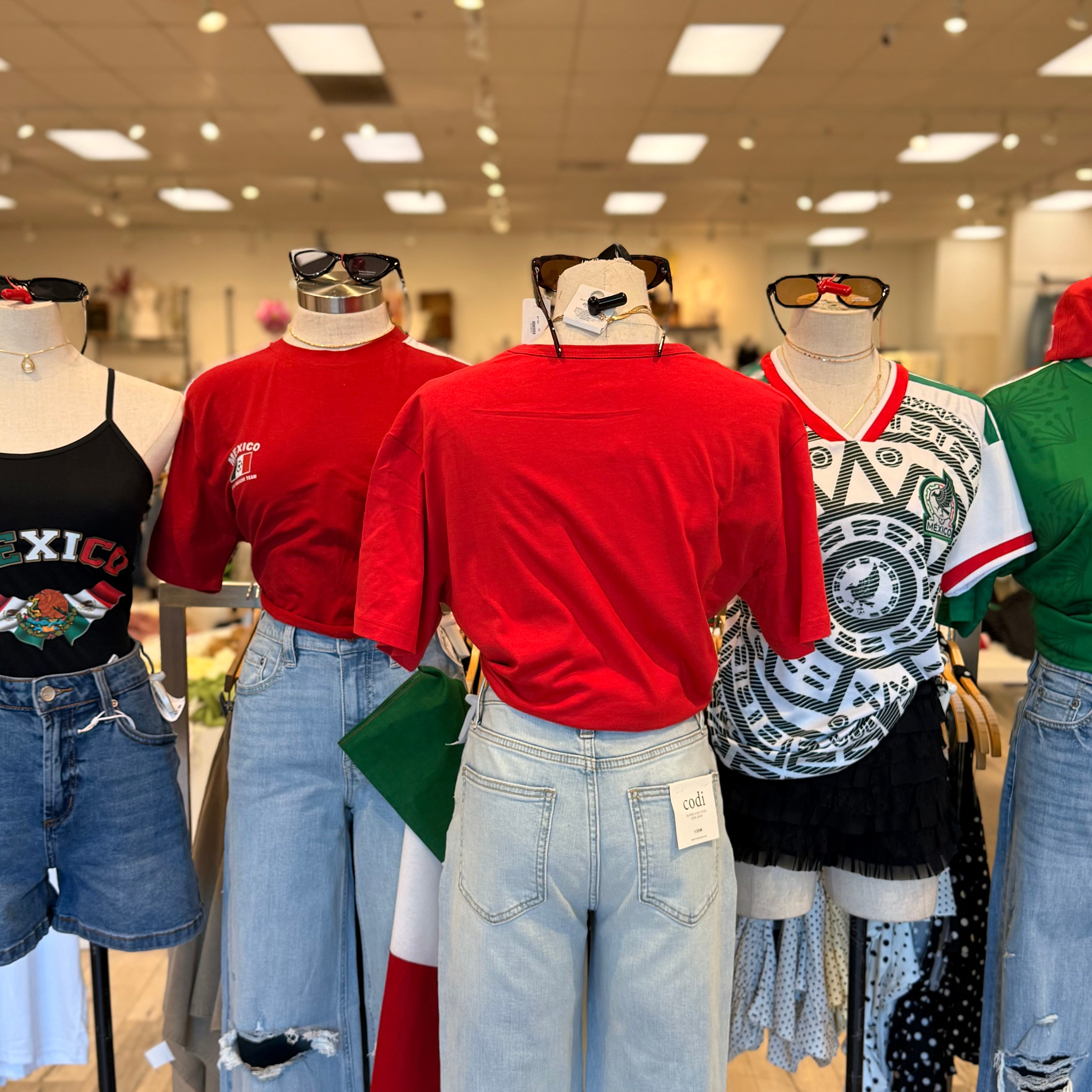 Mexico Crop Top (Red)
