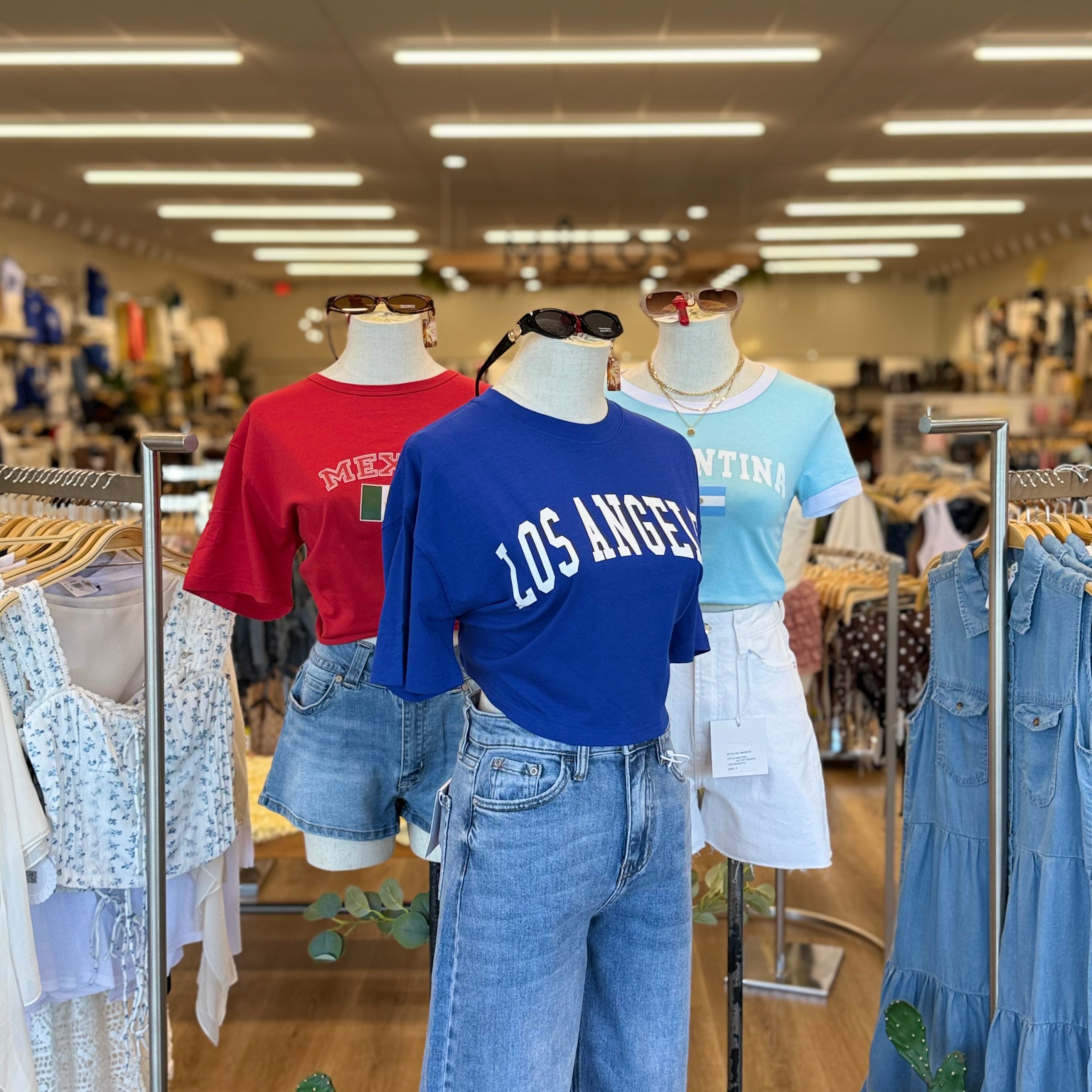 LA Crop Top (Royal)
