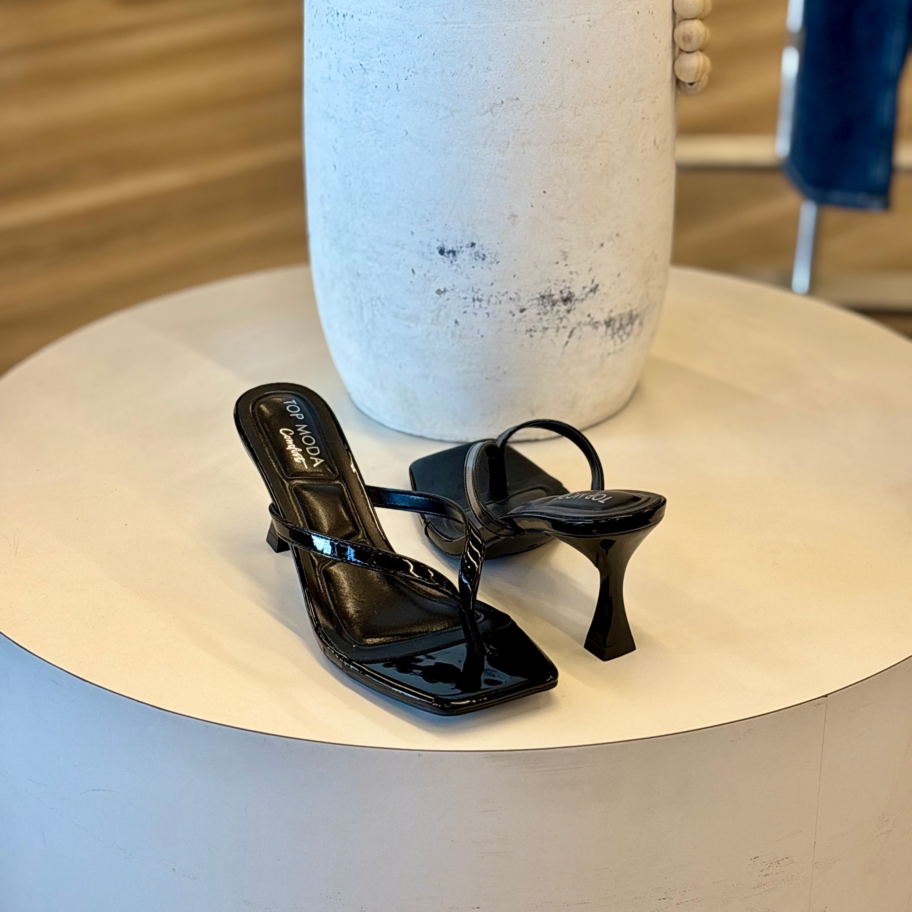 Diana Heels (Black/Pat)