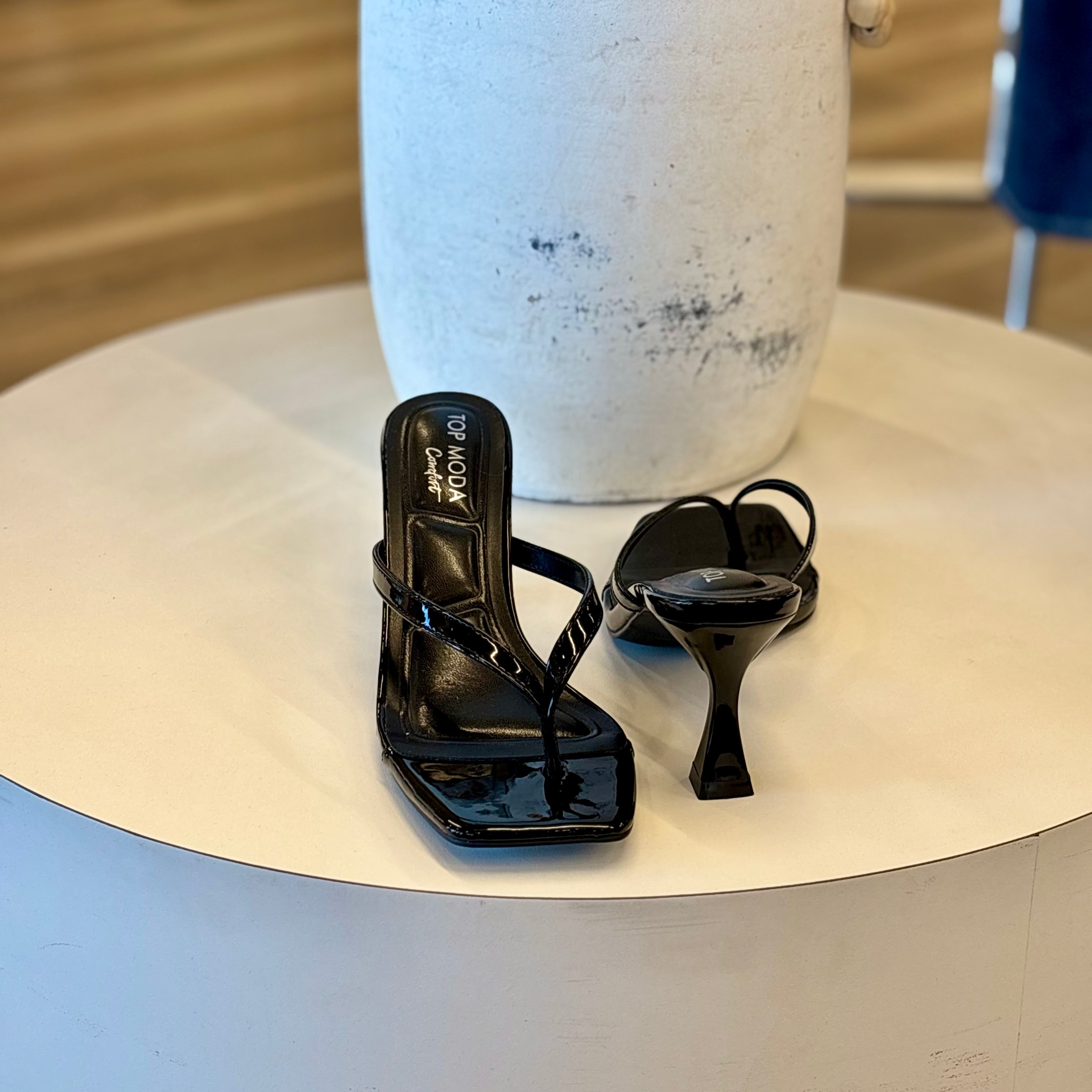 Diana Heels (Black/Pat)