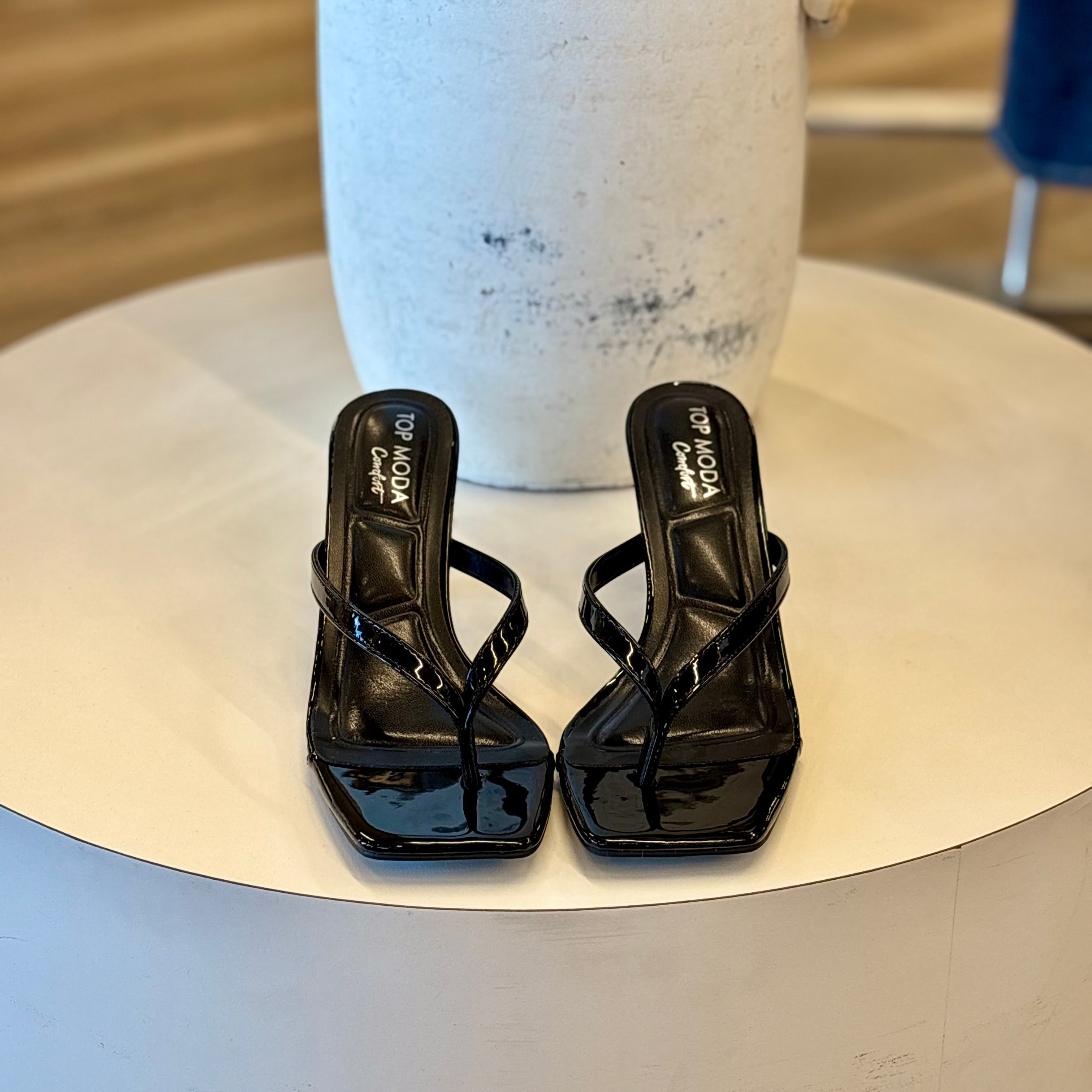 Diana Heels (Black/Pat)