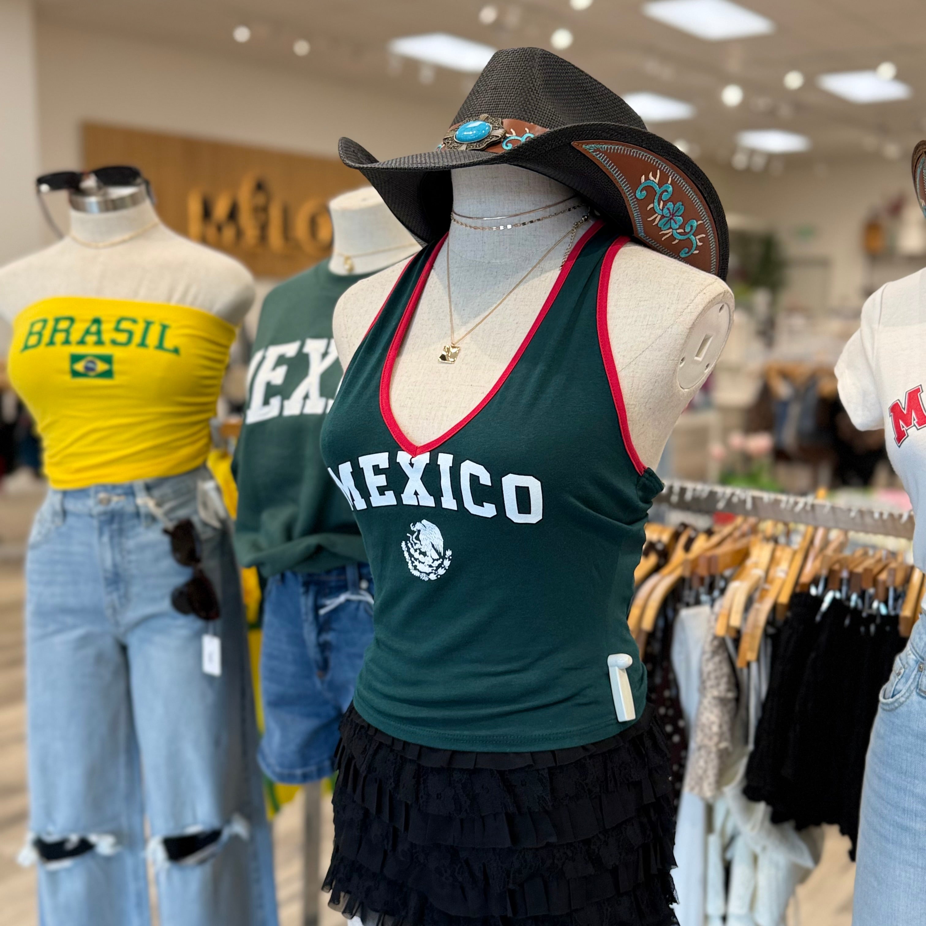 Mexico Halter Top (H Green)