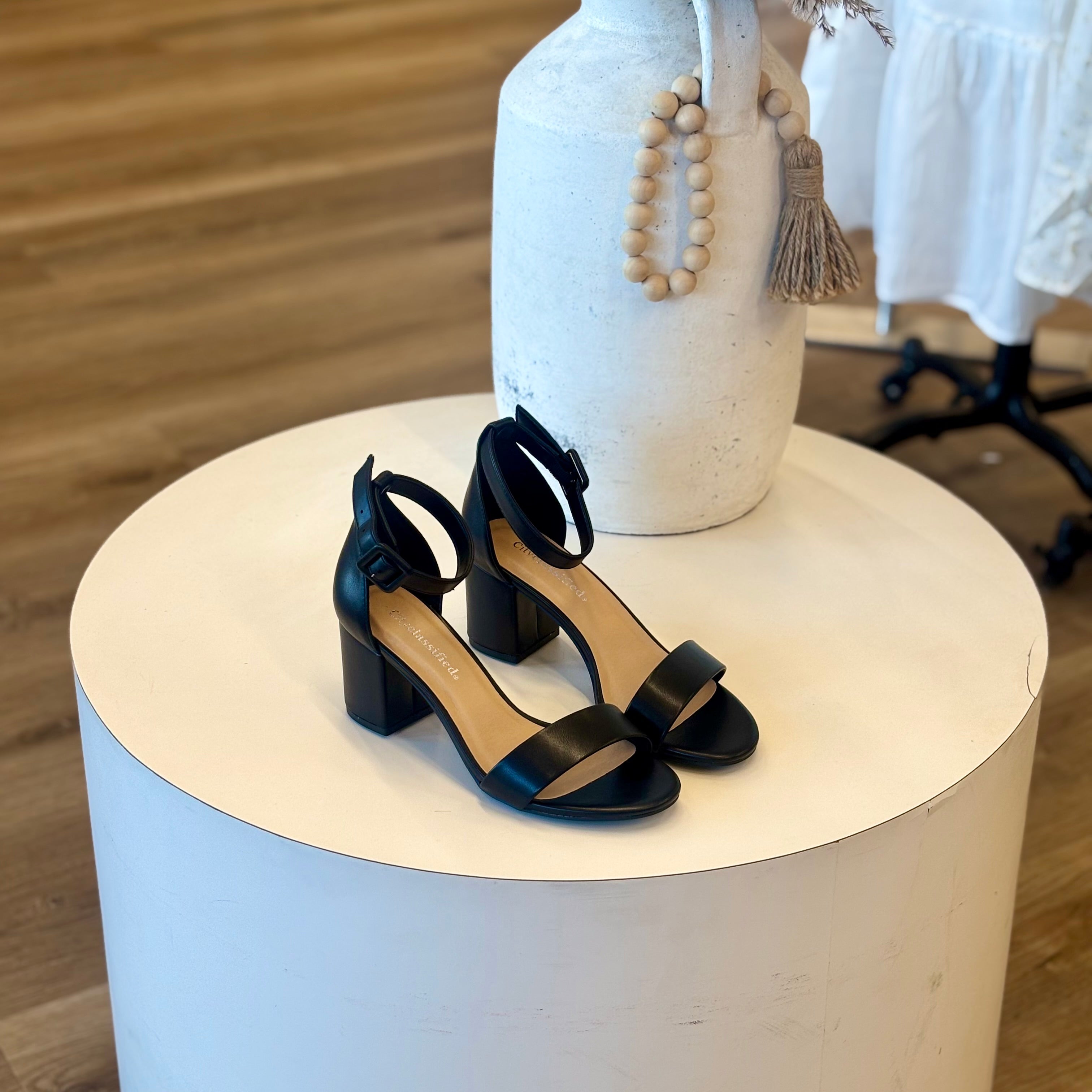 Bella Heels (Black\Pu)