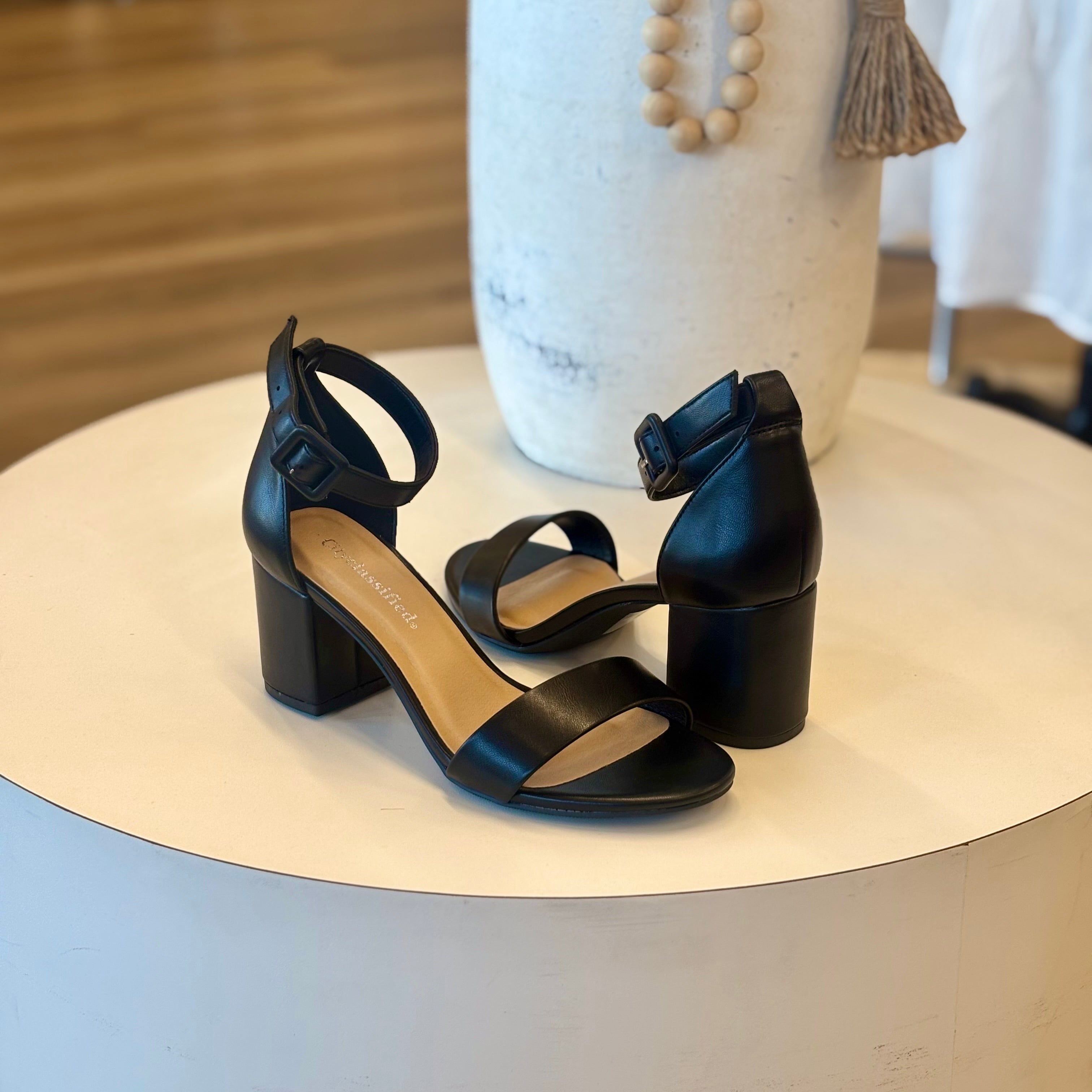 Bella Heels (Black\Pu)