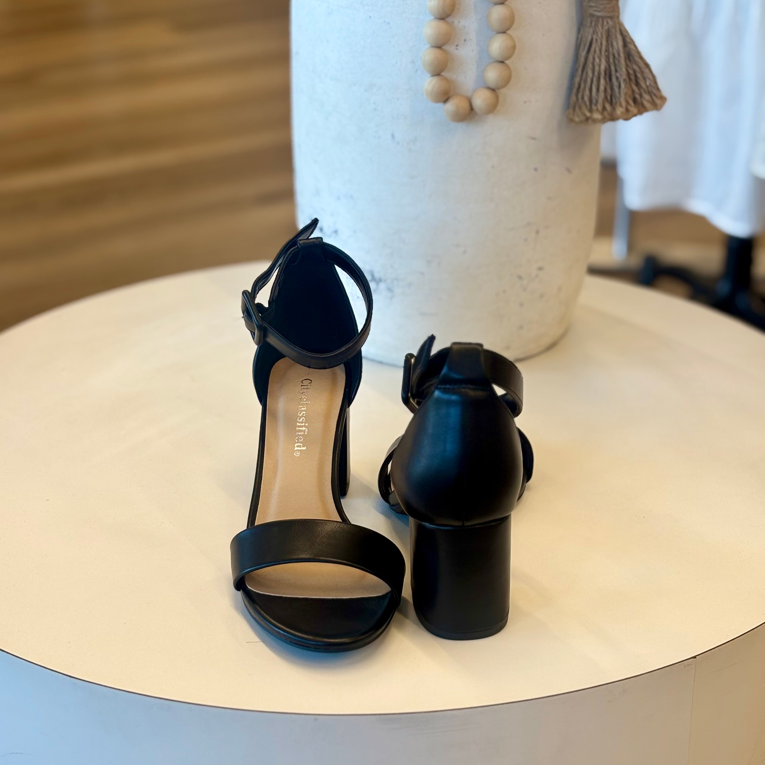 Bella Heels (Black\Pu)