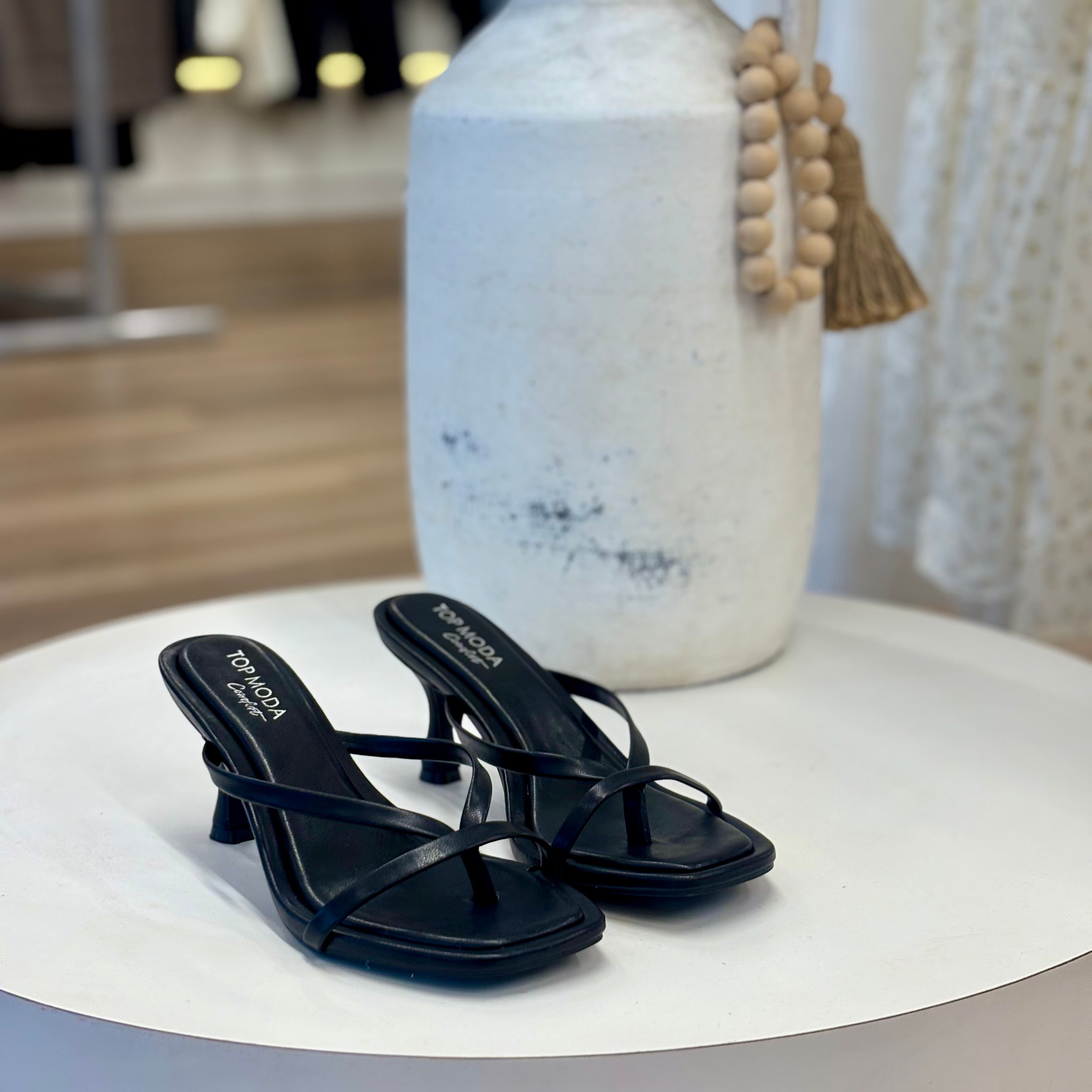 Karla Heels (Black\pu)