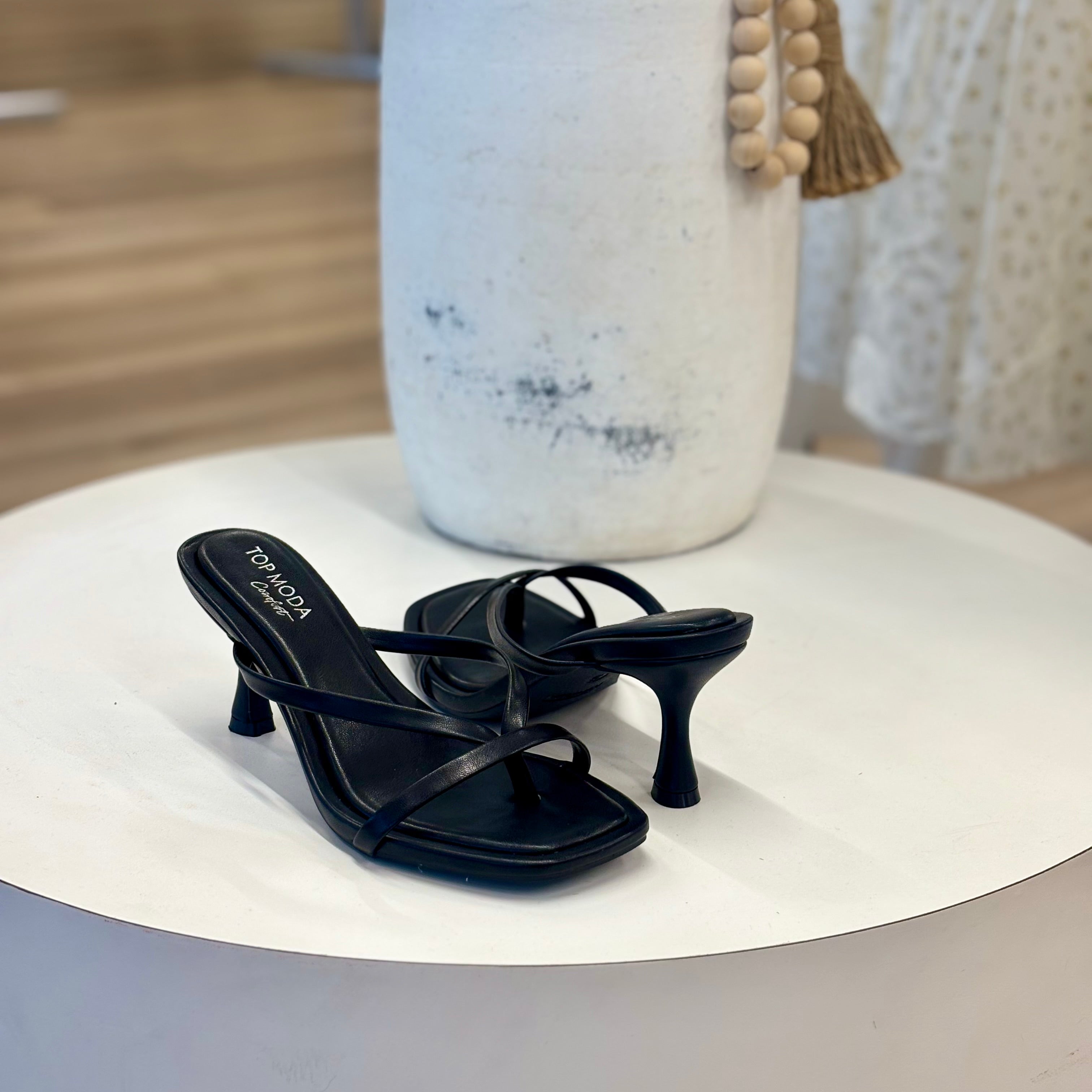Karla Heels (Black\pu)