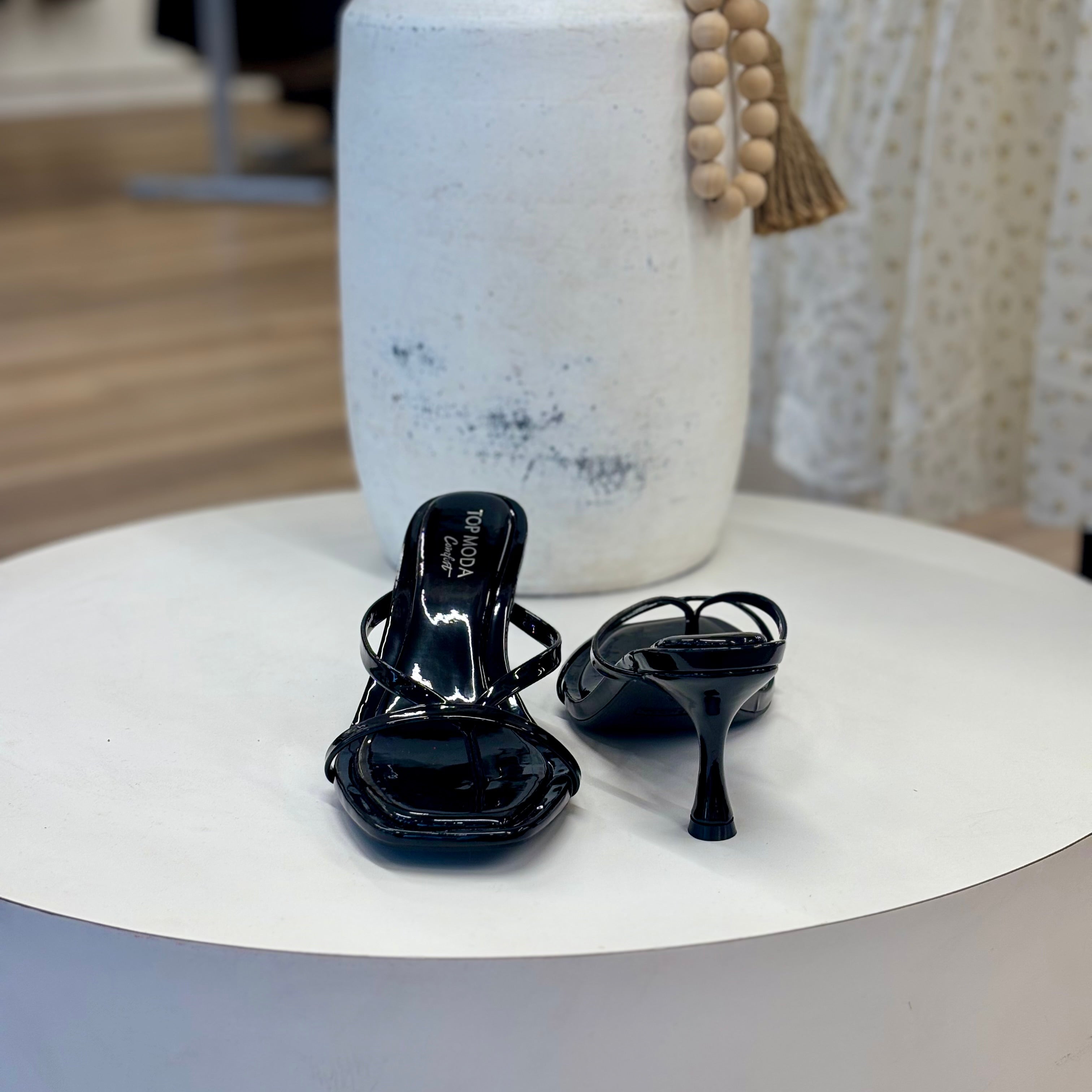 Karla Heels (Black/pat)