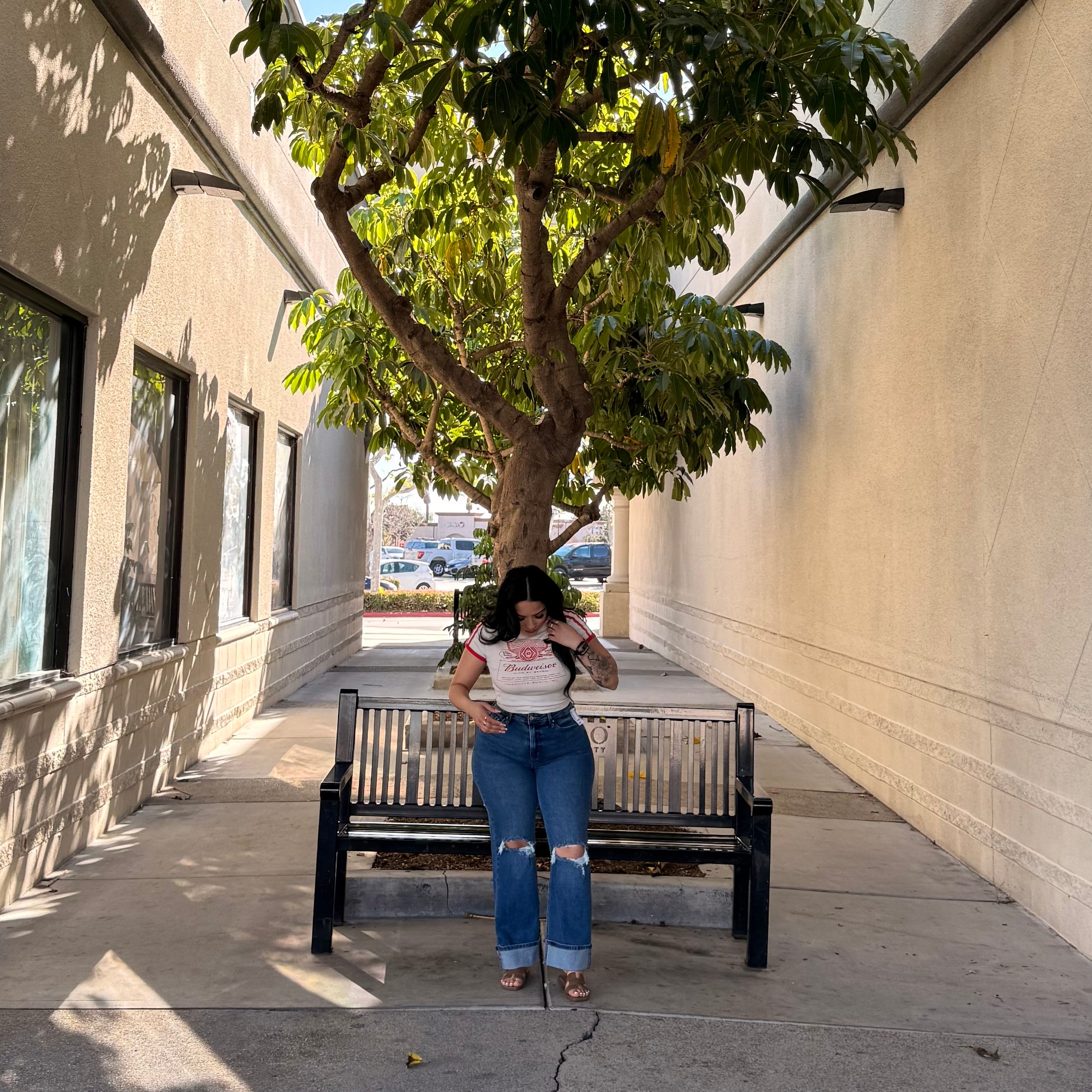 Elias High Rise Jeans (Dark)