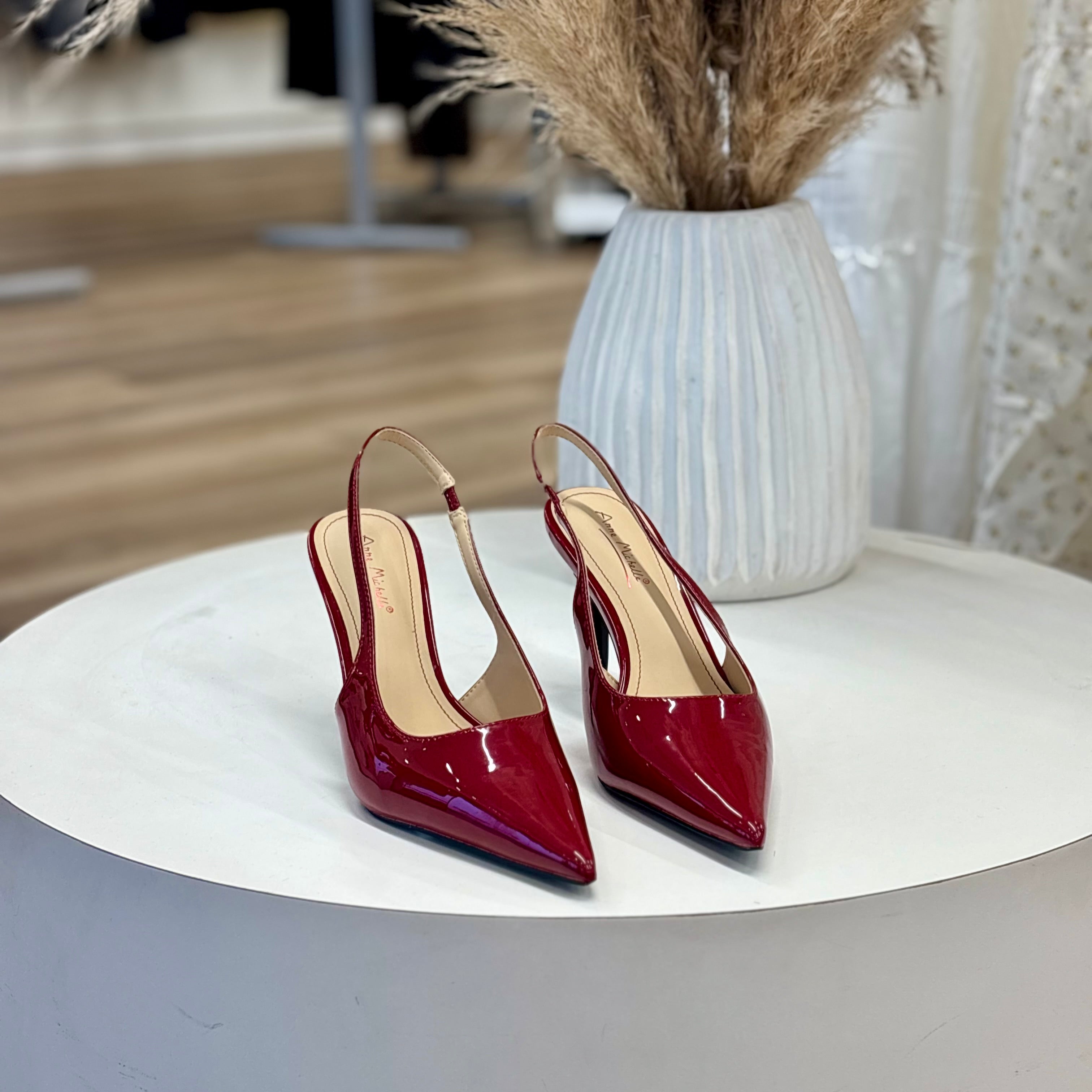 Olivia Heels (Cherry)