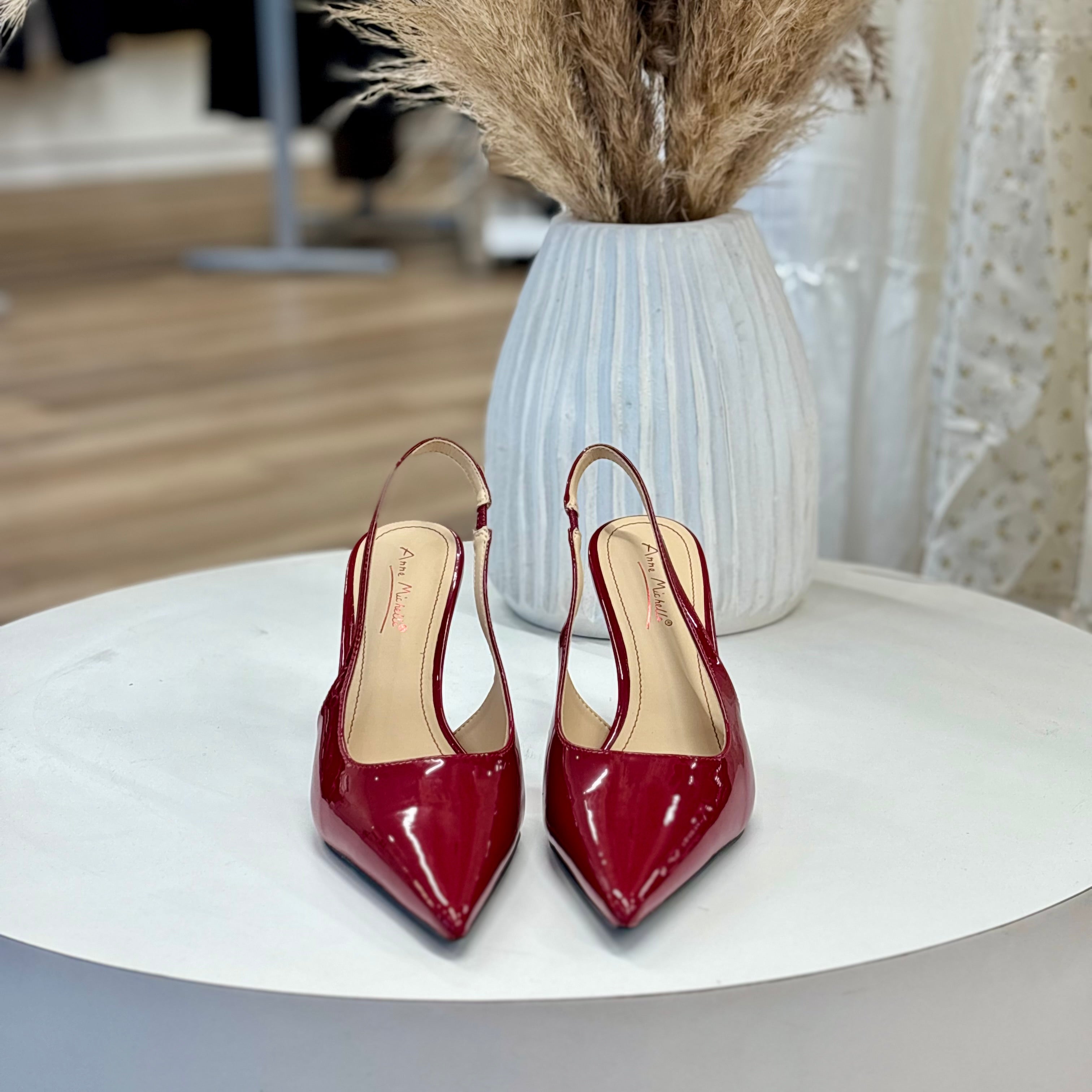 Olivia Heels (Cherry)