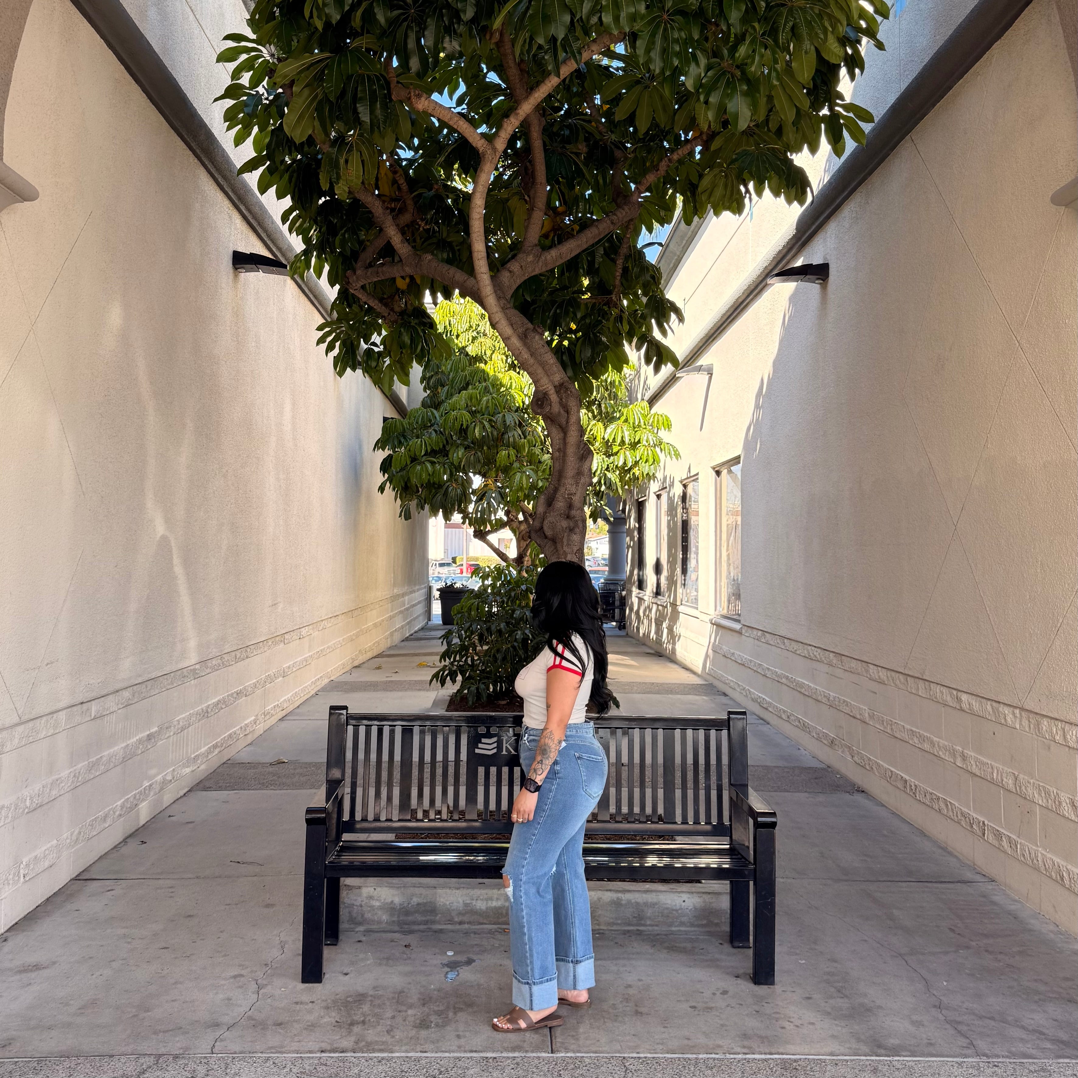 Elias High Rise Jeans (Med)