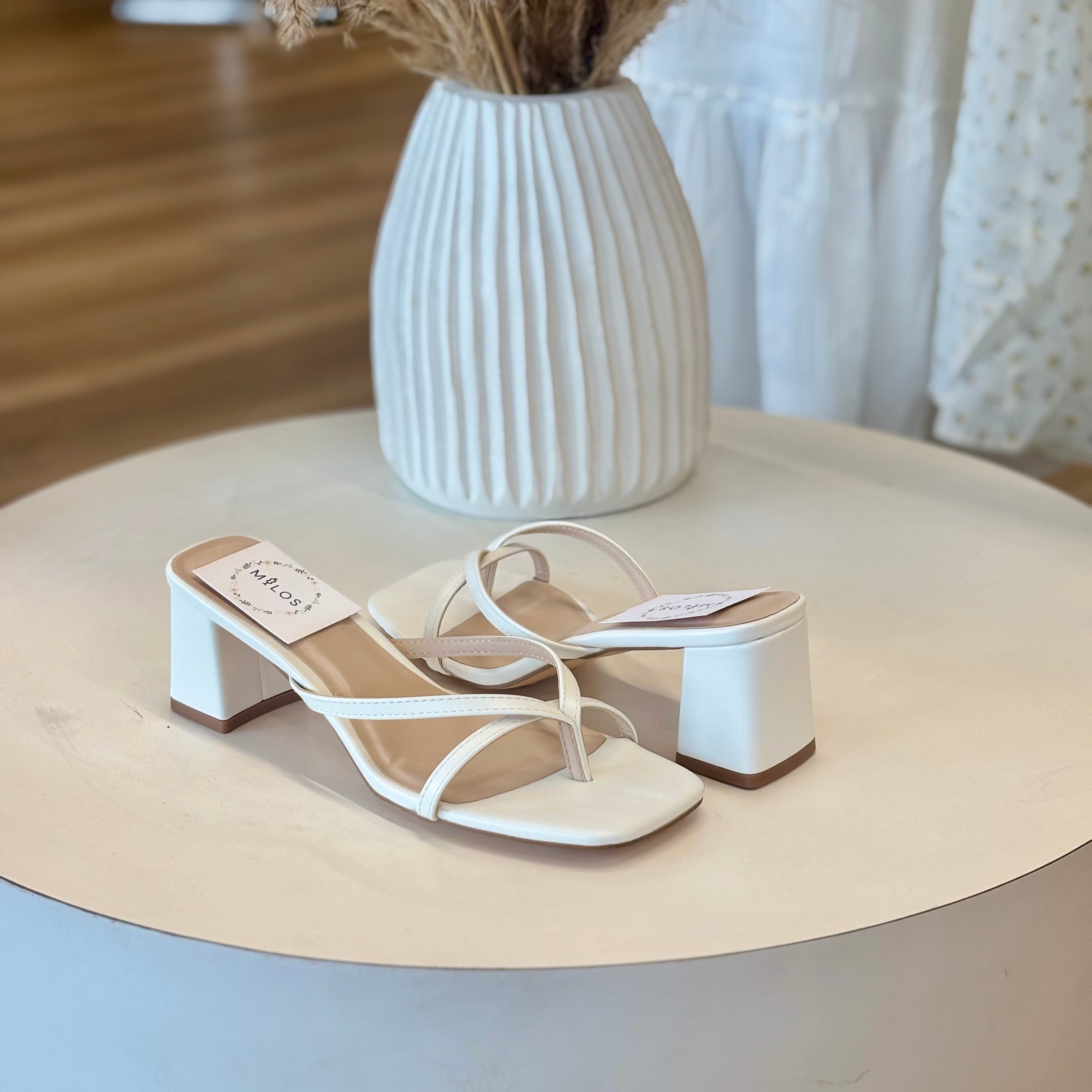 Levi Heels (White)