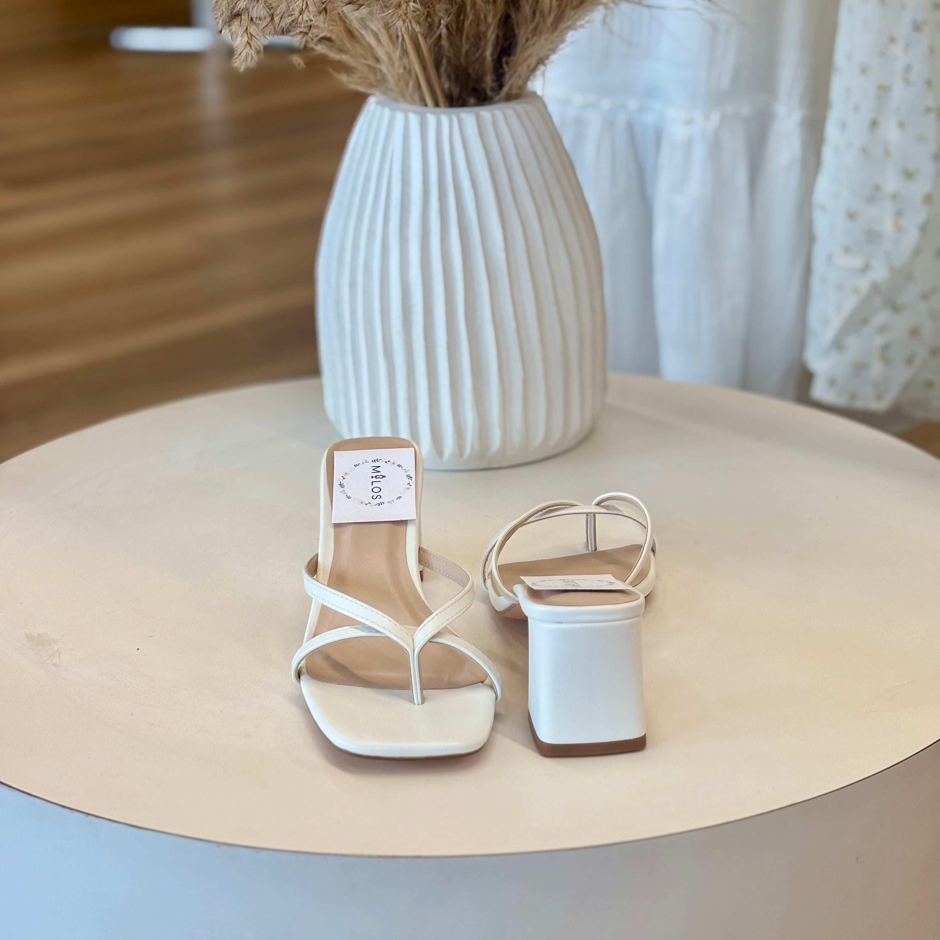 Levi Heels (White)