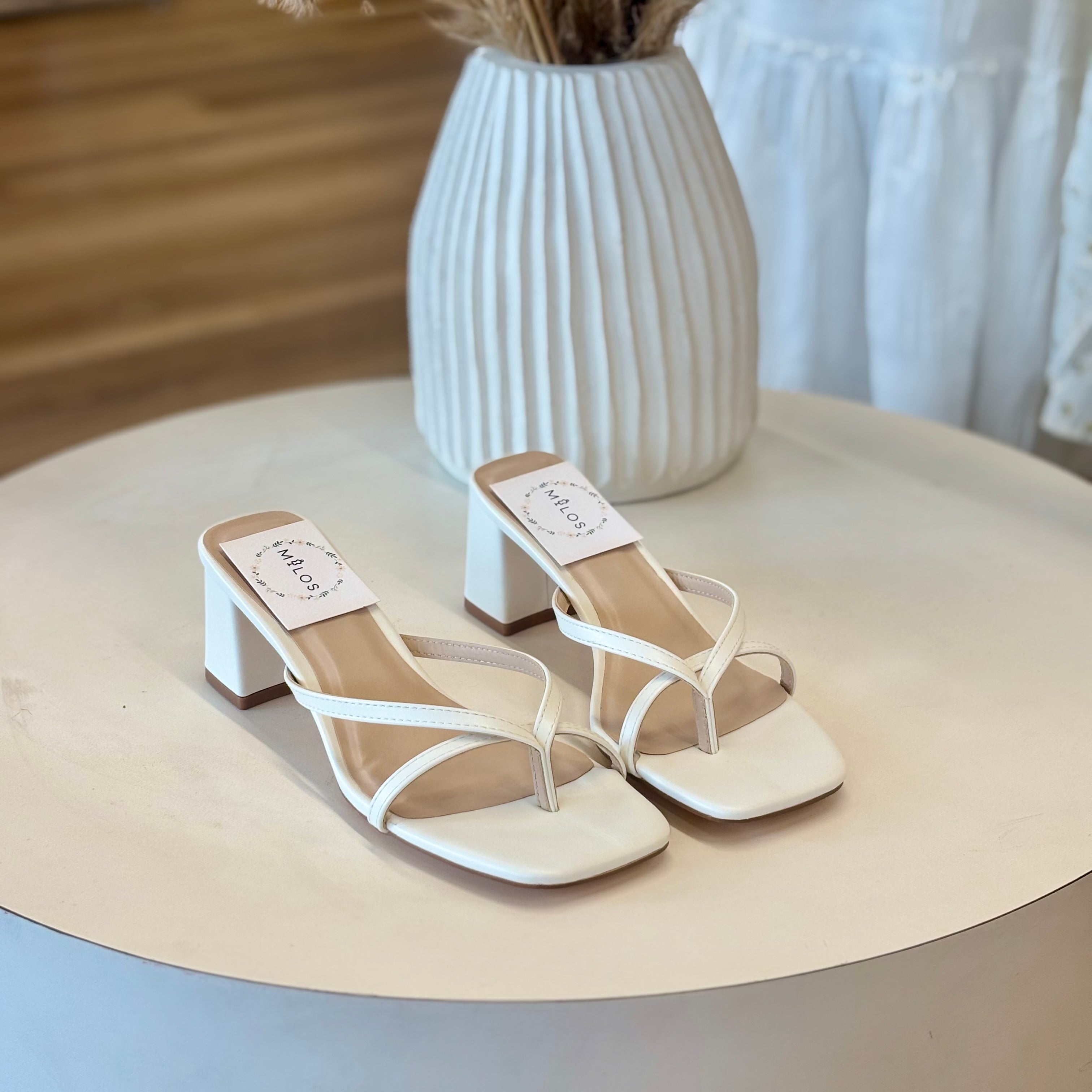 Levi Heels (White)