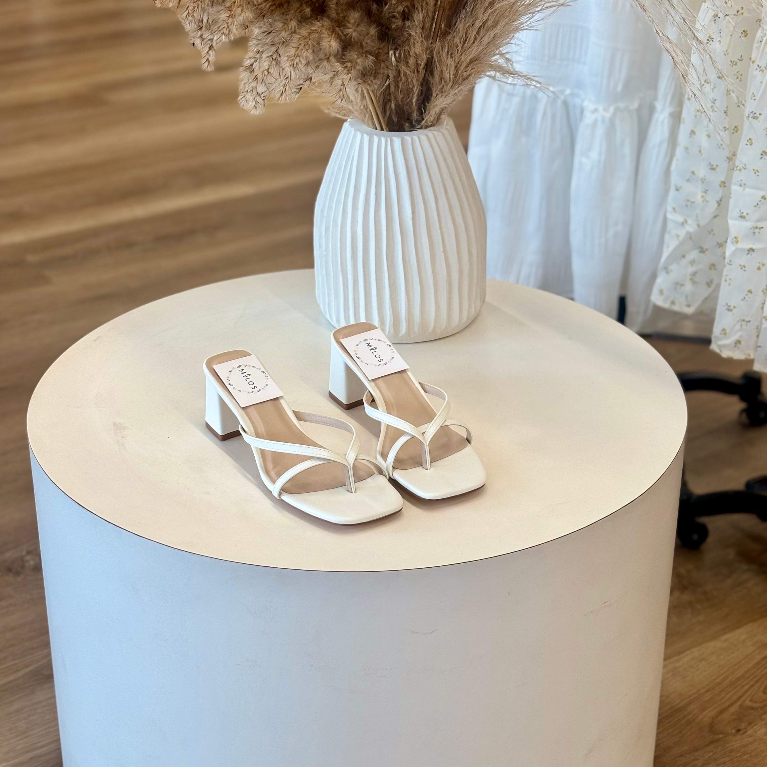 Levi Heels (White)