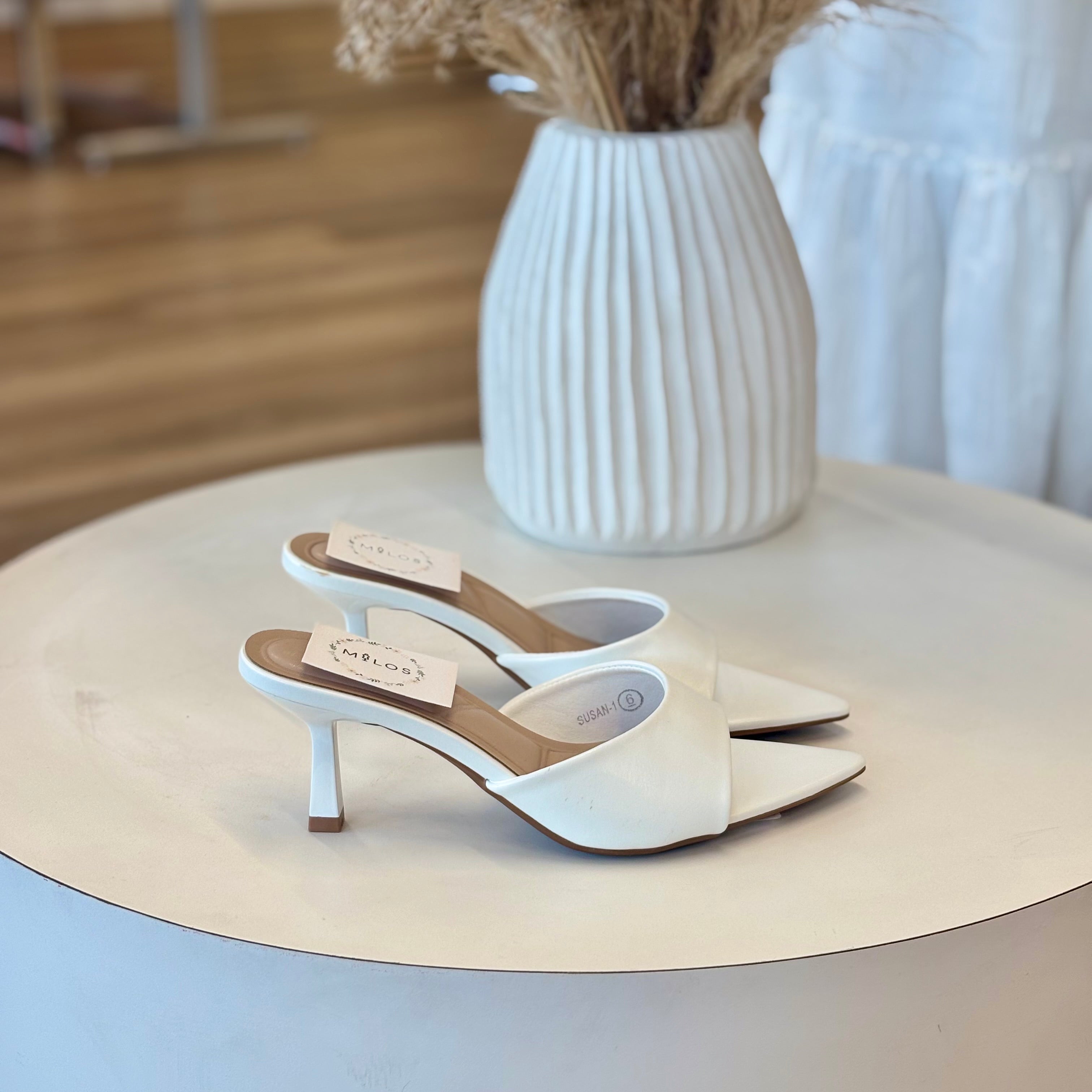 Lizbeth Heels (White)
