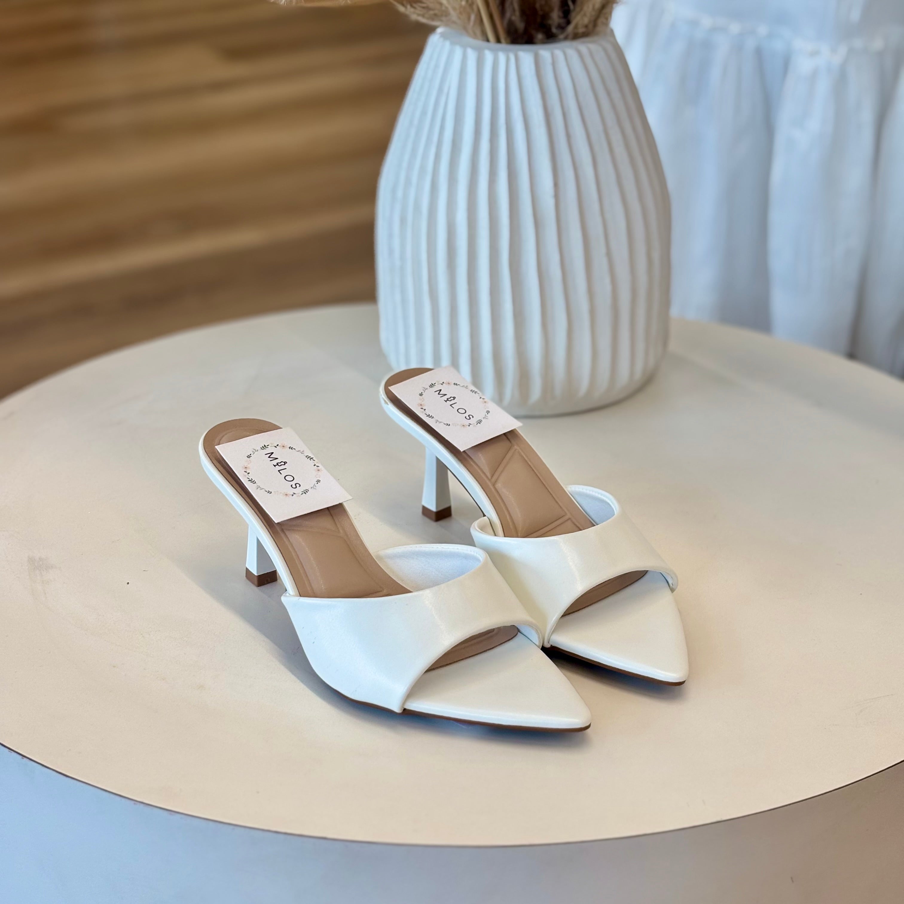Lizbeth Heels (White)