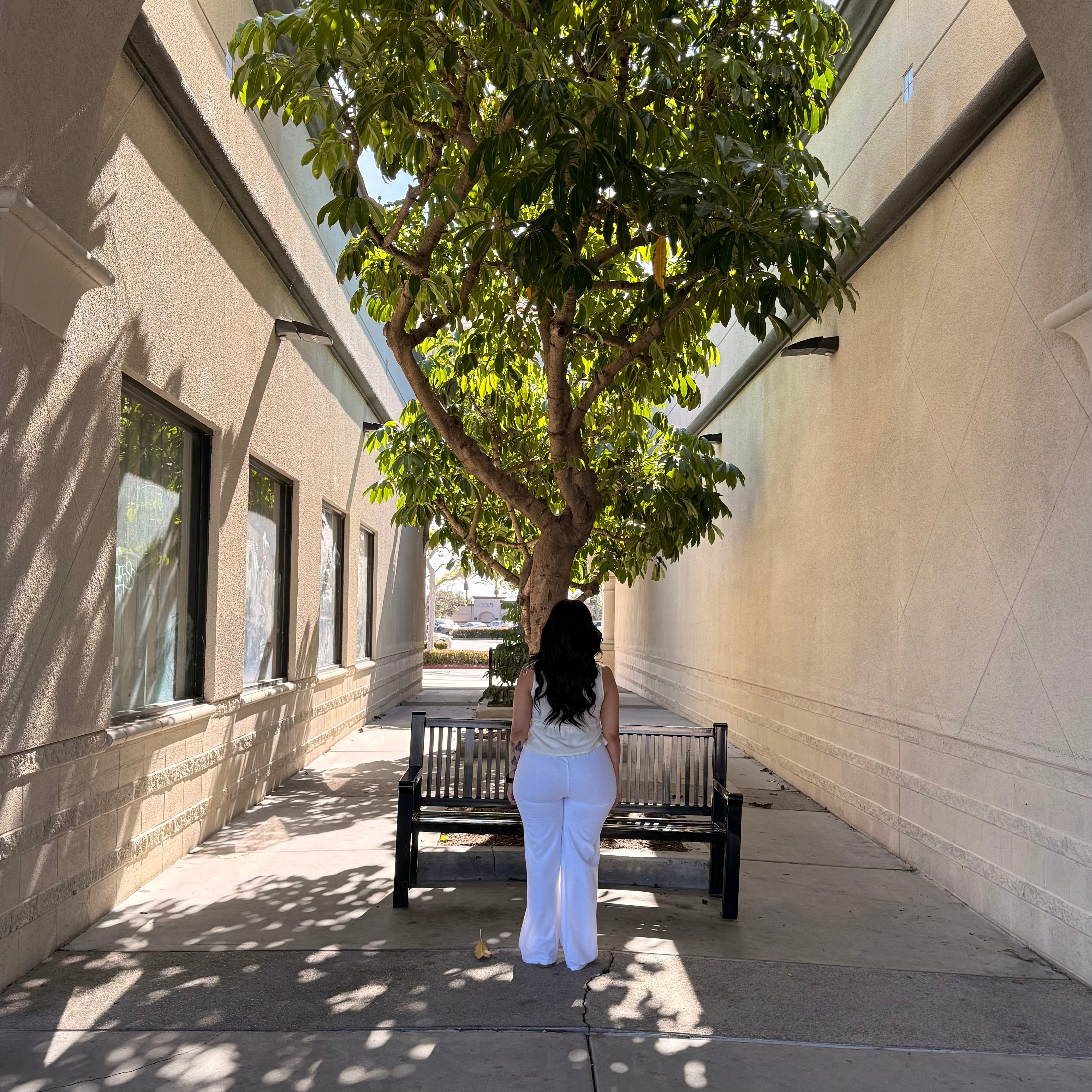 Brooke Linen Pants (White)