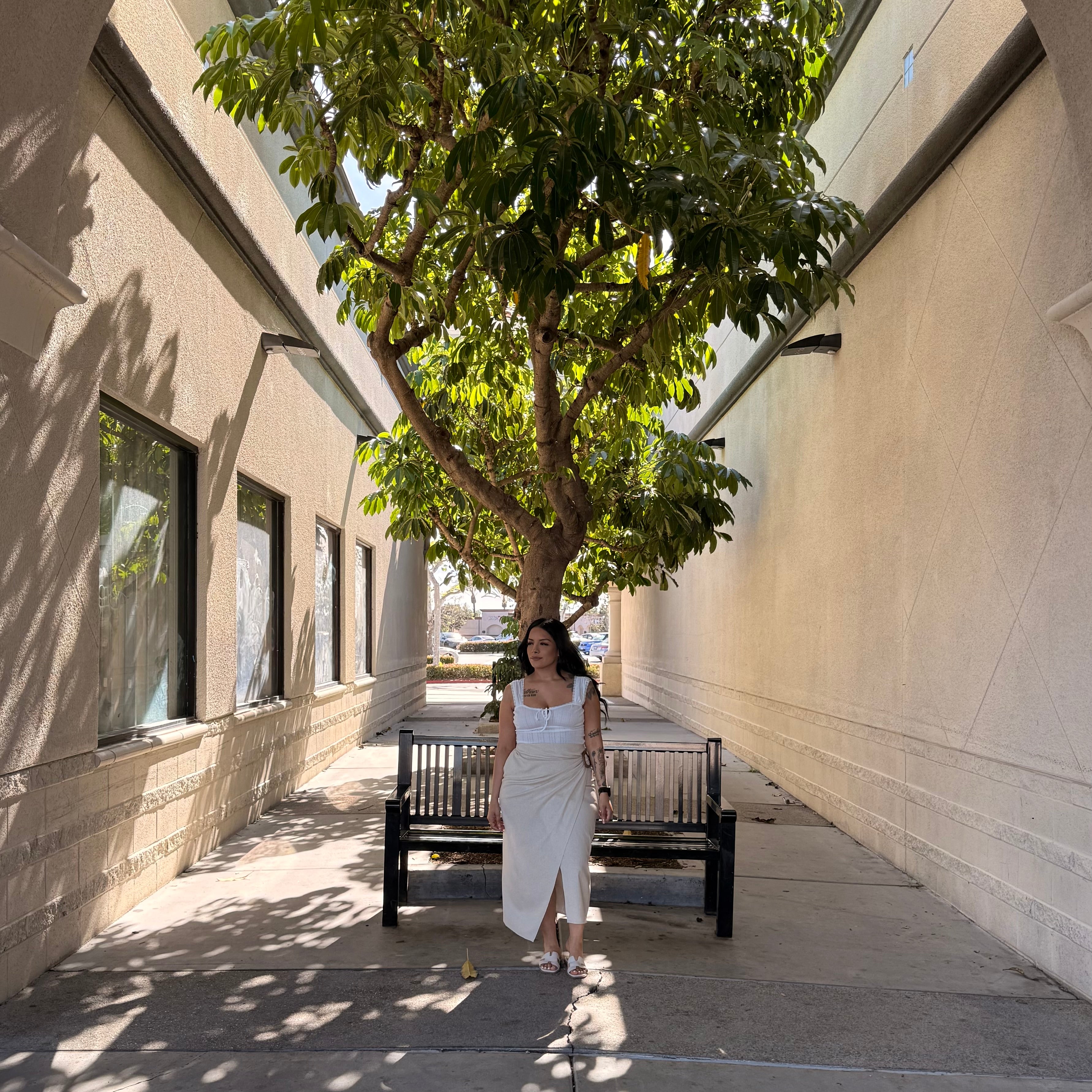 Sabrina Linen Skirt (Oatmeal)