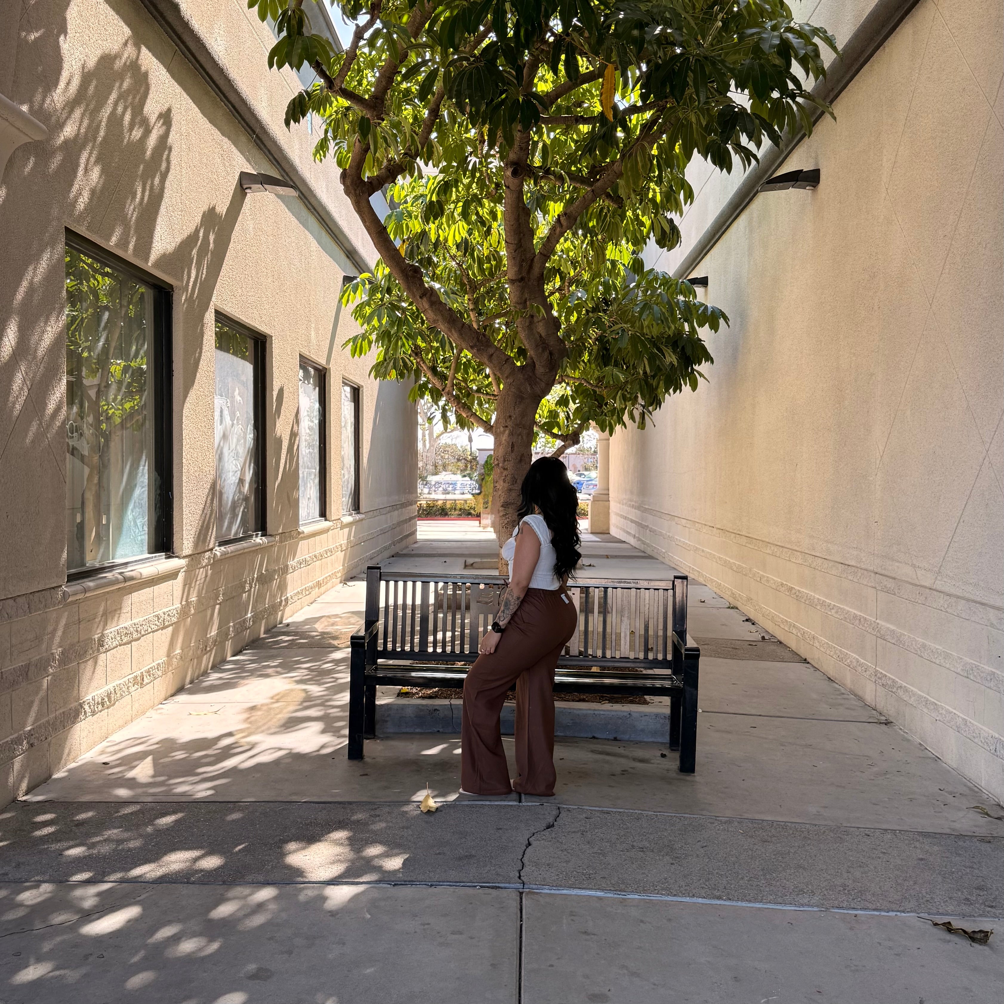 Brooke Linen Pants (Chocolate)