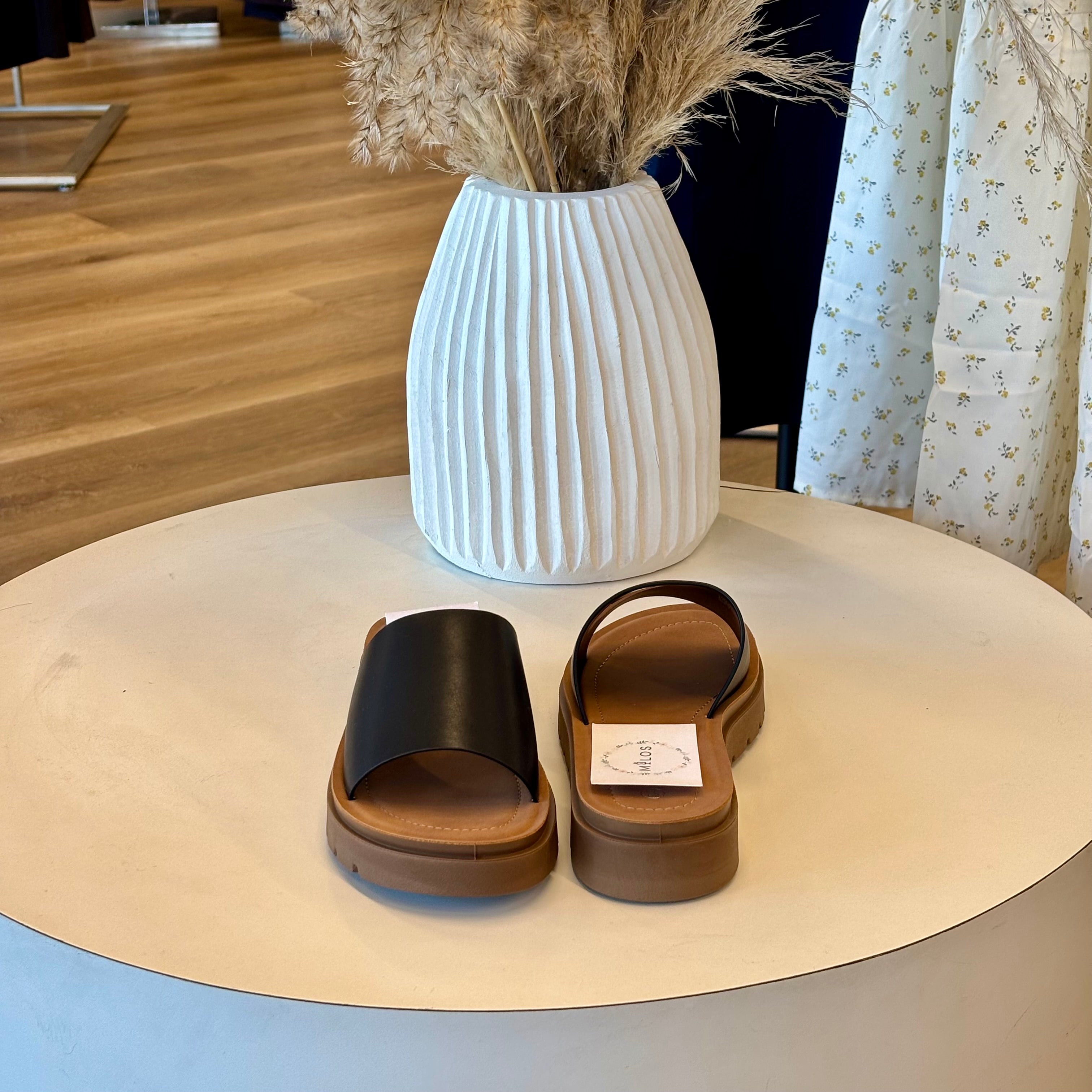 Daisy Sandals (Black)